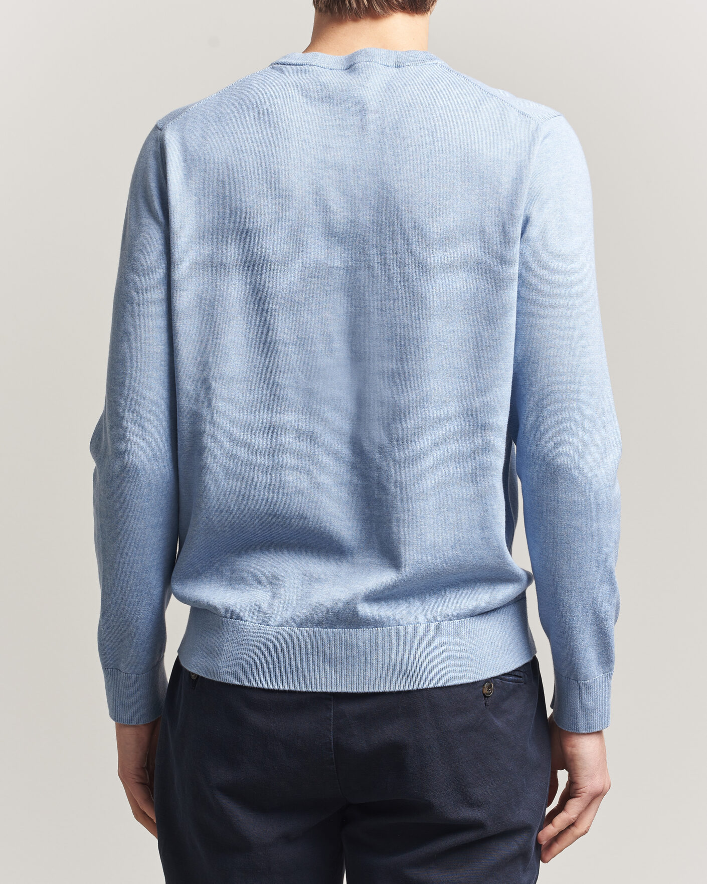Herre | Trøjer | Morris | Riley Oneck Light Blue