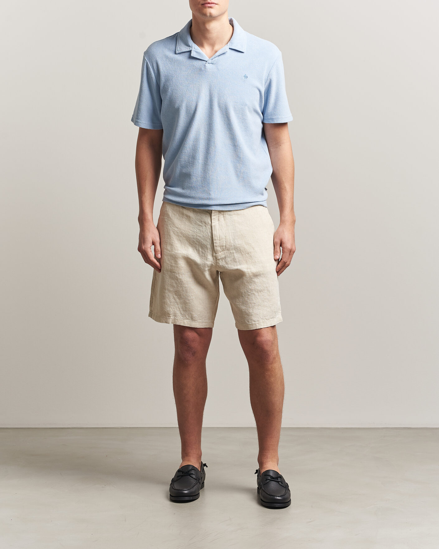 Herre | Polotrøjer | Morris | Delon Terry Shirt Light Blue