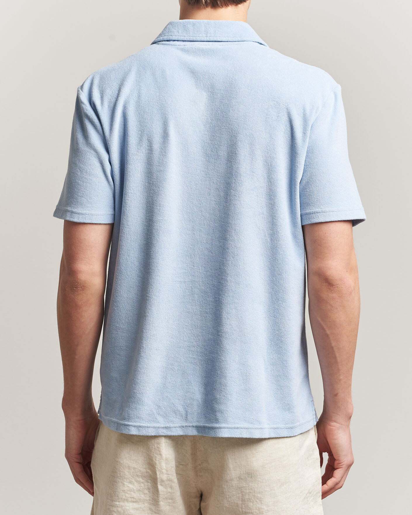 Herre | Polotrøjer | Morris | Delon Terry Shirt Light Blue