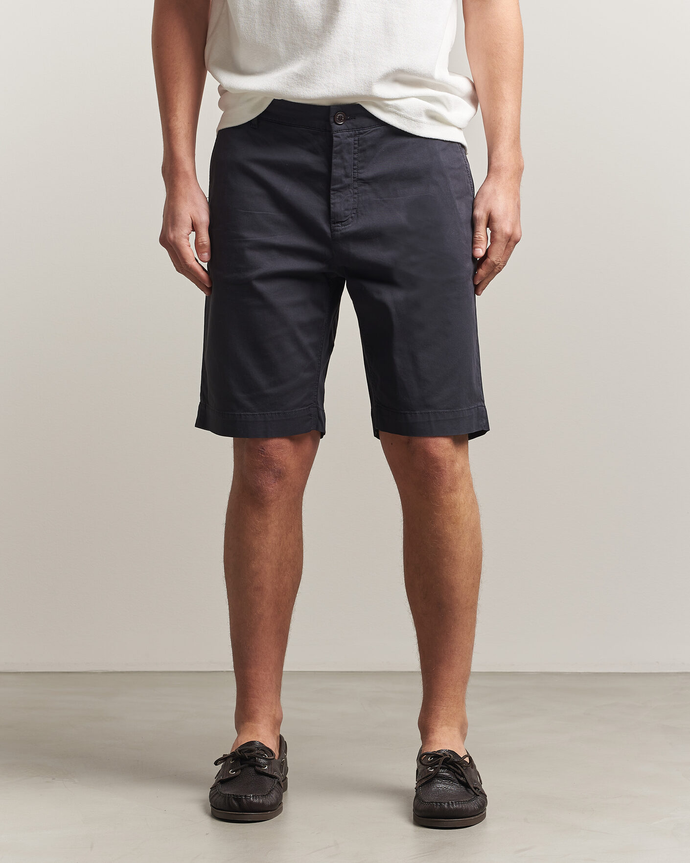 Herre | Shorts | Morris | Jeffery Summer Chinos Shorts Navy