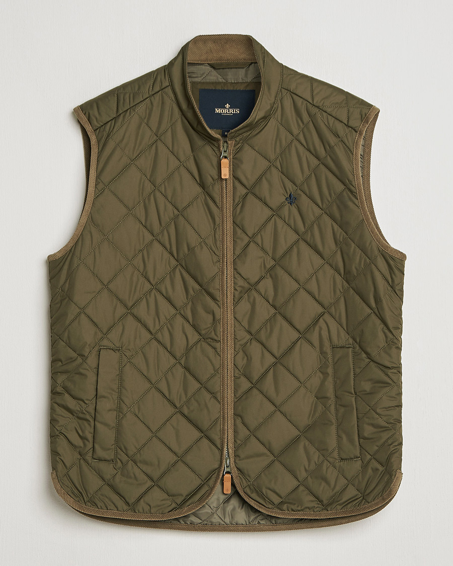 Herre | Veste | Morris | Teddy Quilted Vest Green