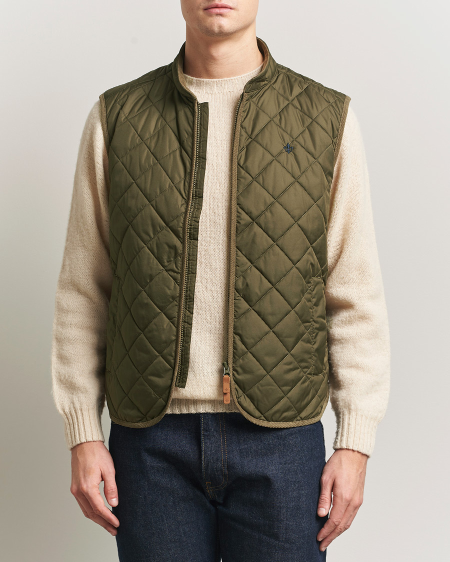 Herre | Veste | Morris | Teddy Quilted Vest Green