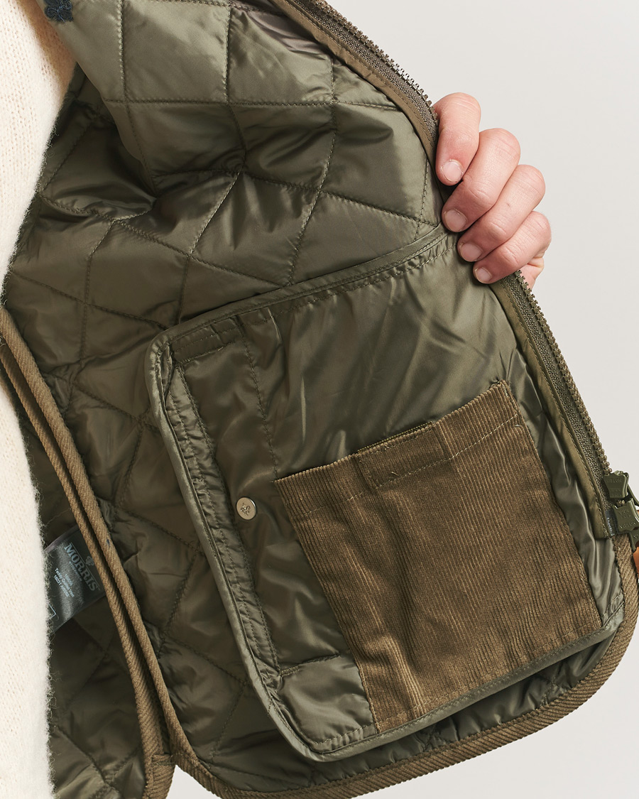 Herre | Veste | Morris | Teddy Quilted Vest Green