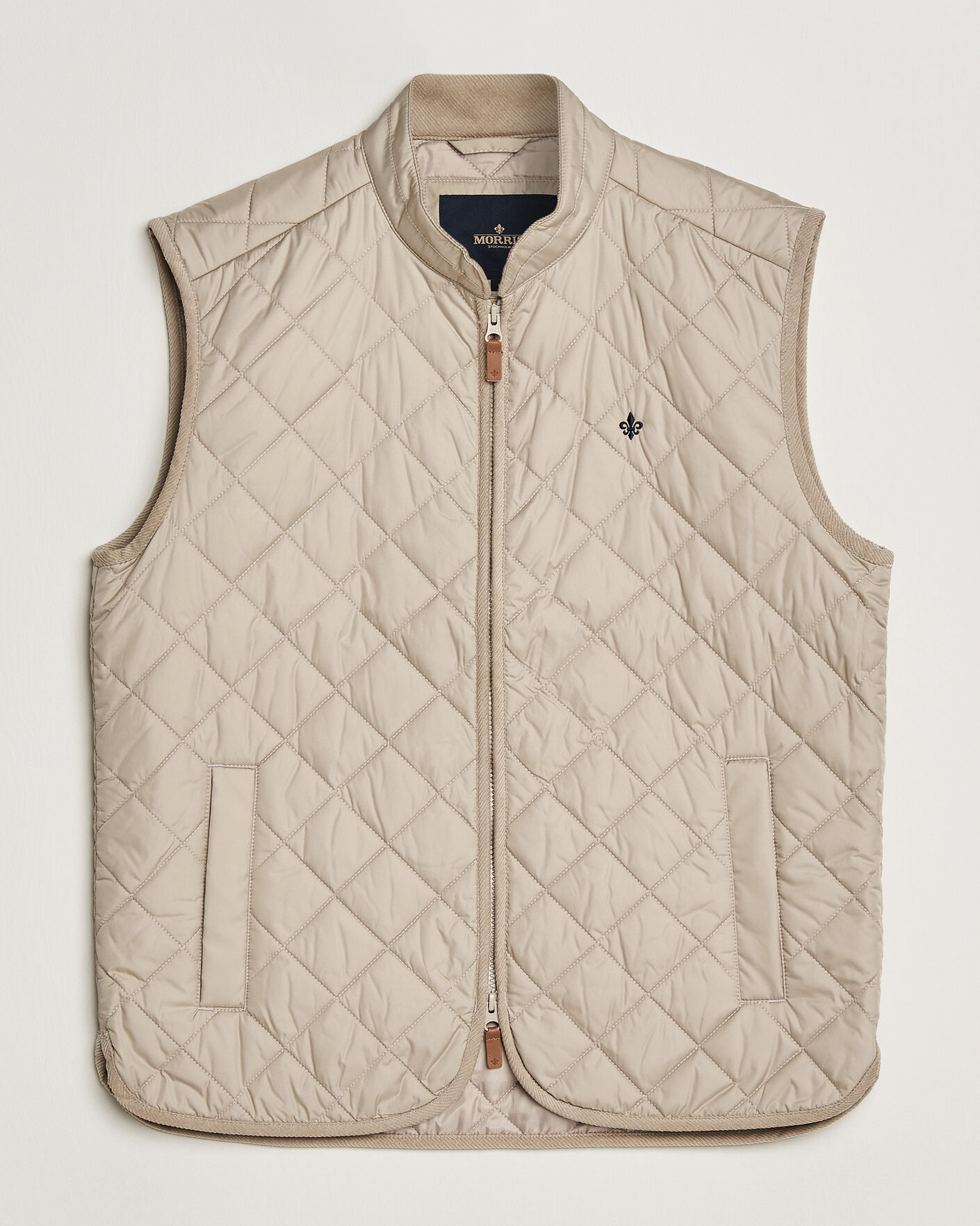 Herre | Veste | Morris | Teddy Quilted Vest Khaki