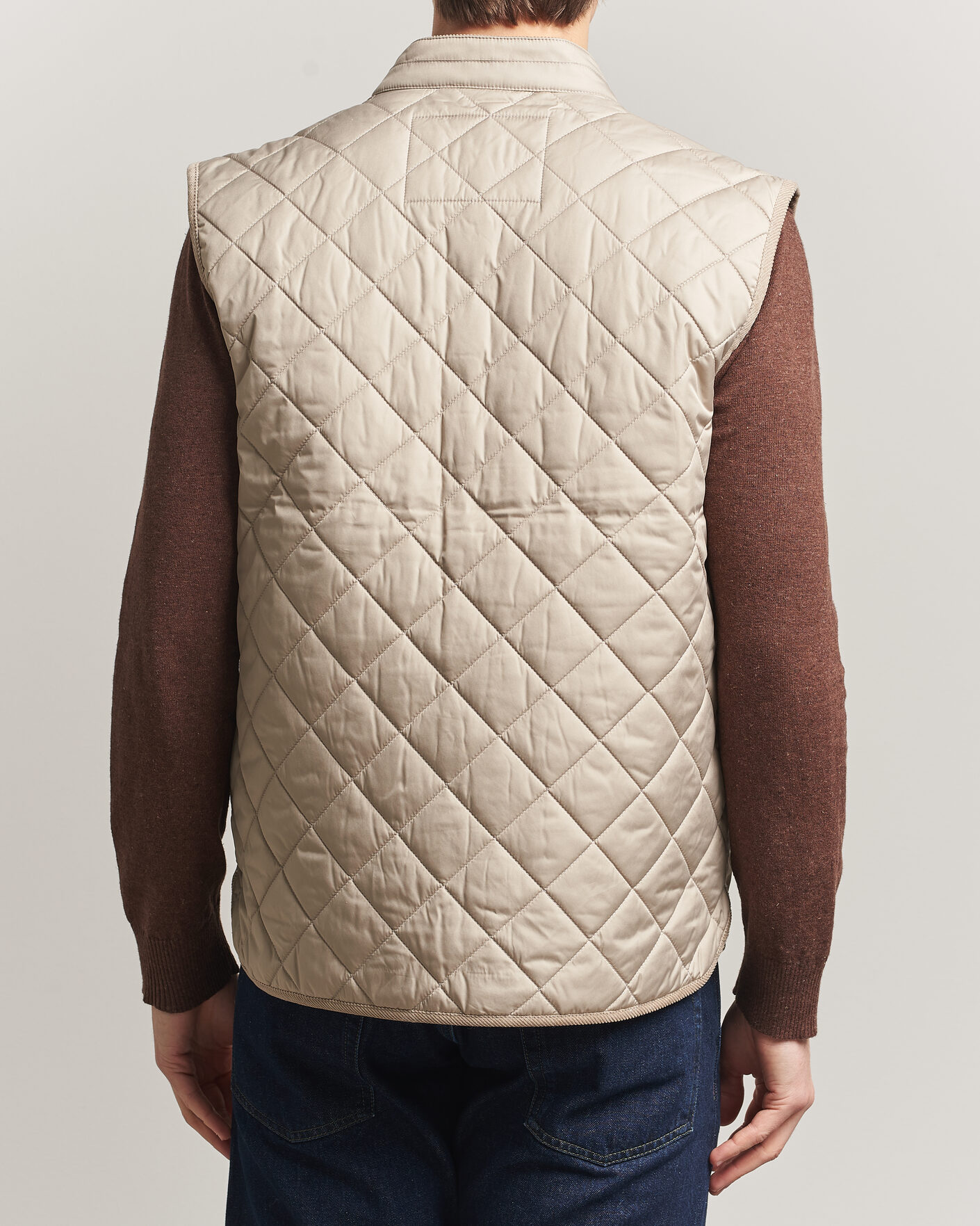 Herre | Veste | Morris | Teddy Quilted Vest Khaki