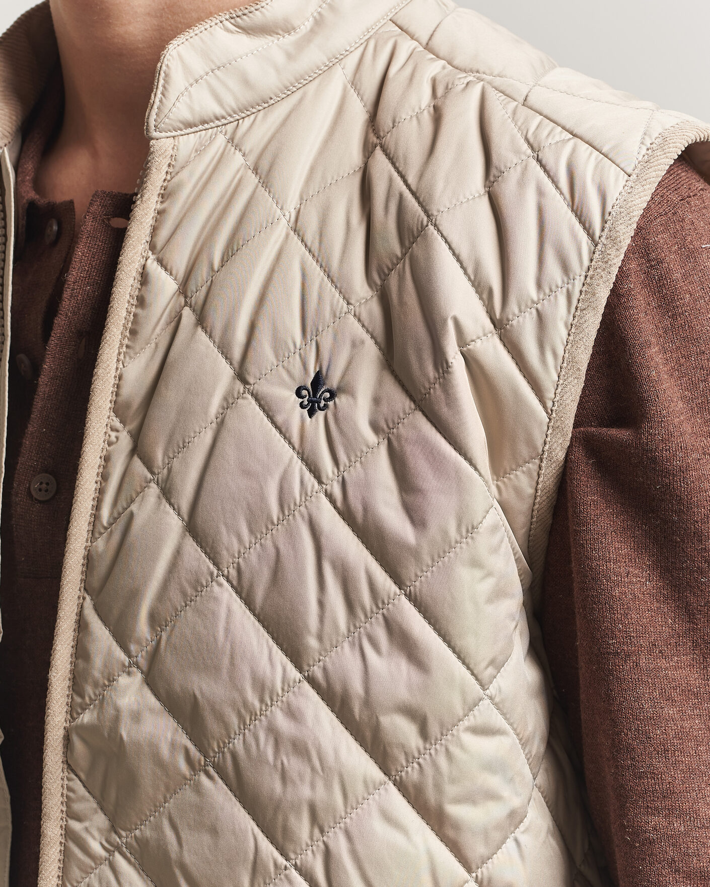 Herre | Veste | Morris | Teddy Quilted Vest Khaki