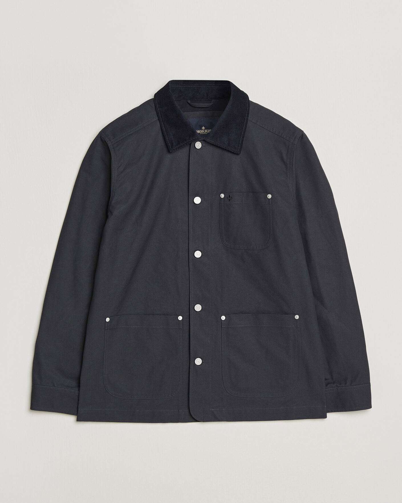 Herre | Jakker | Morris | Belmont Wax Shirt Jacket Navy