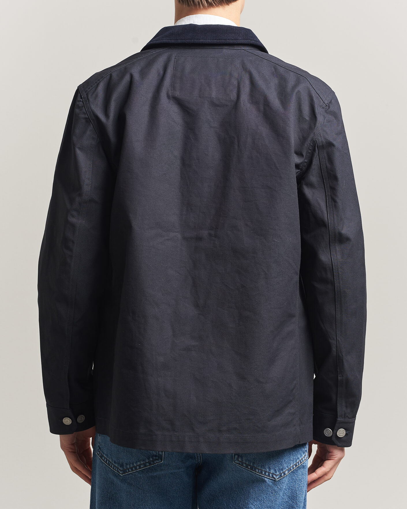 Herre | Jakker | Morris | Belmont Wax Shirt Jacket Navy