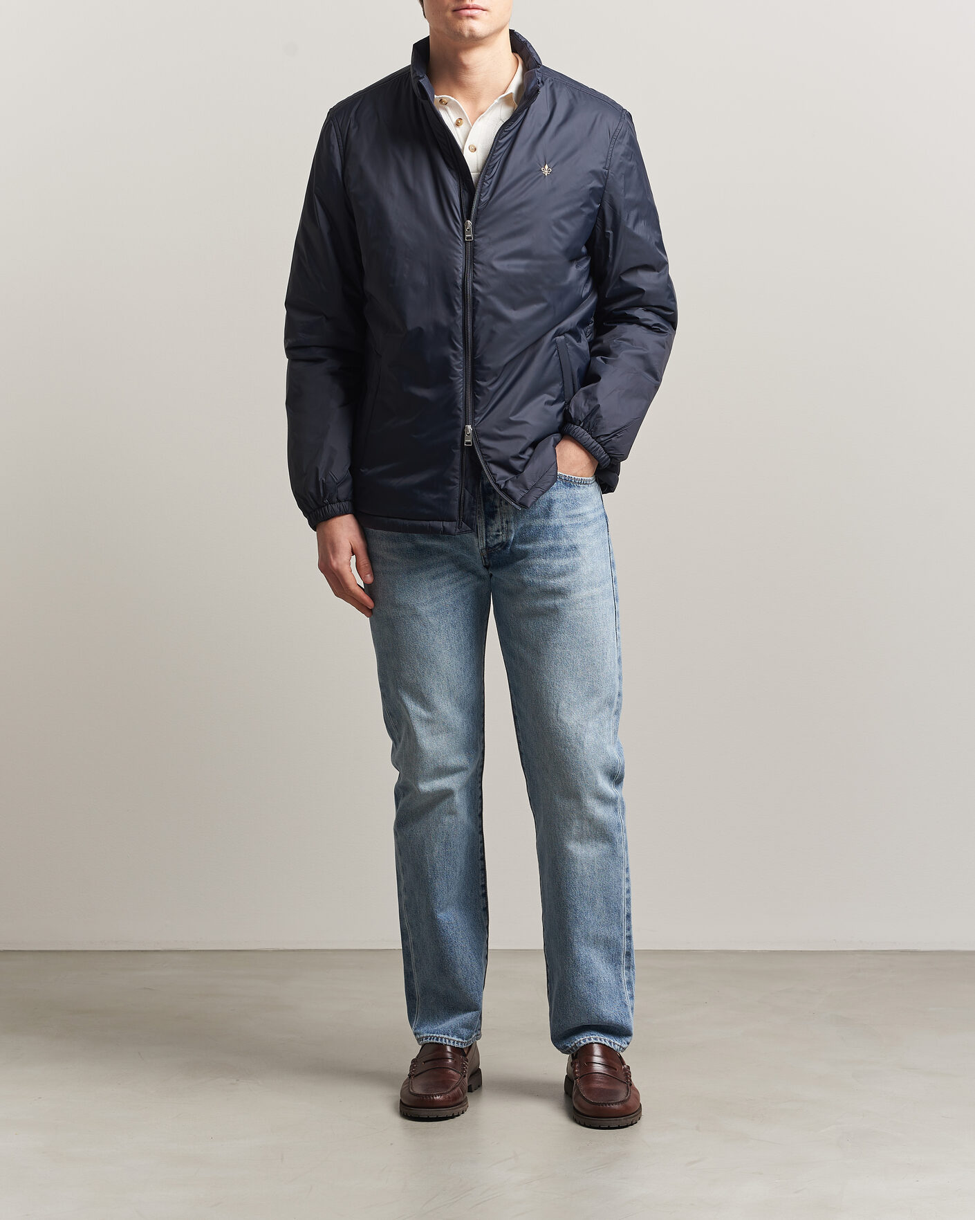 Herre | Jakker | Morris | Bradley Padded Jacket Navy