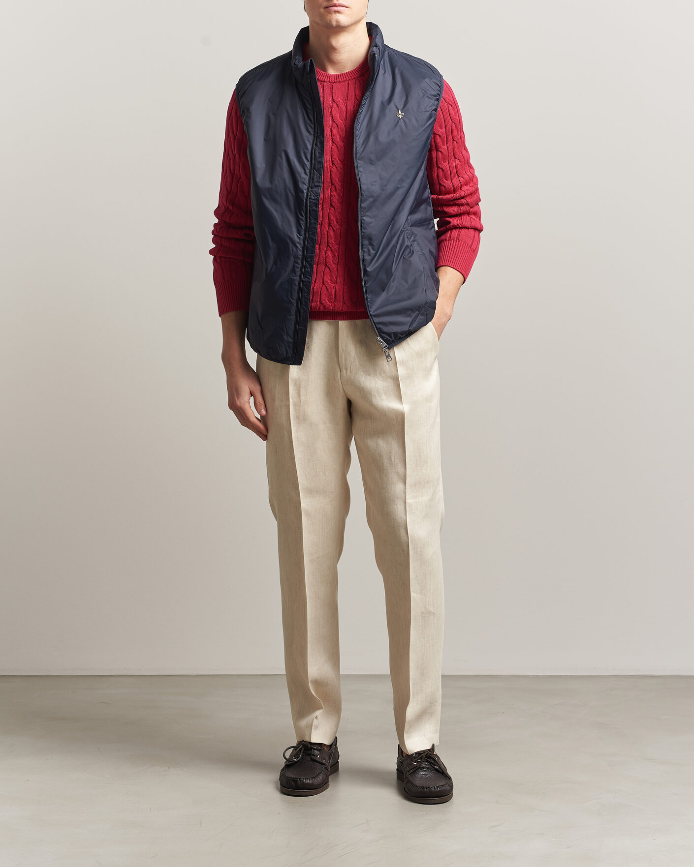 Herre | Veste | Morris | Bradley Padded Vest Navy