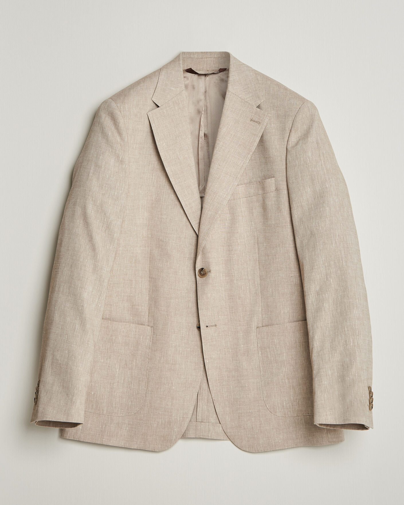 Herre | Blazere & jakker | Morris | Linen Suit Blazer Khaki