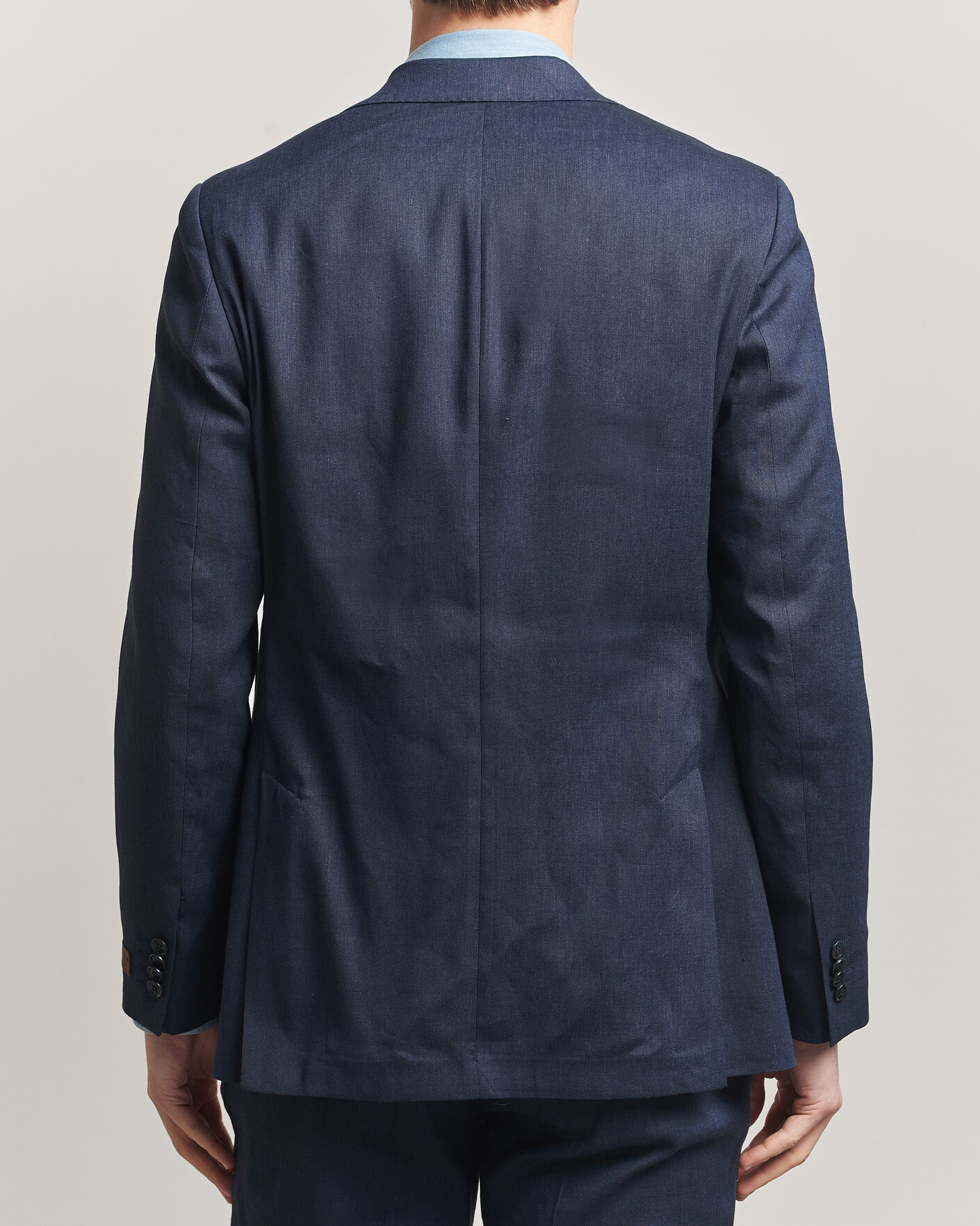 Herre | Blazere & jakker | Morris | Linen Suit Blazer Navy