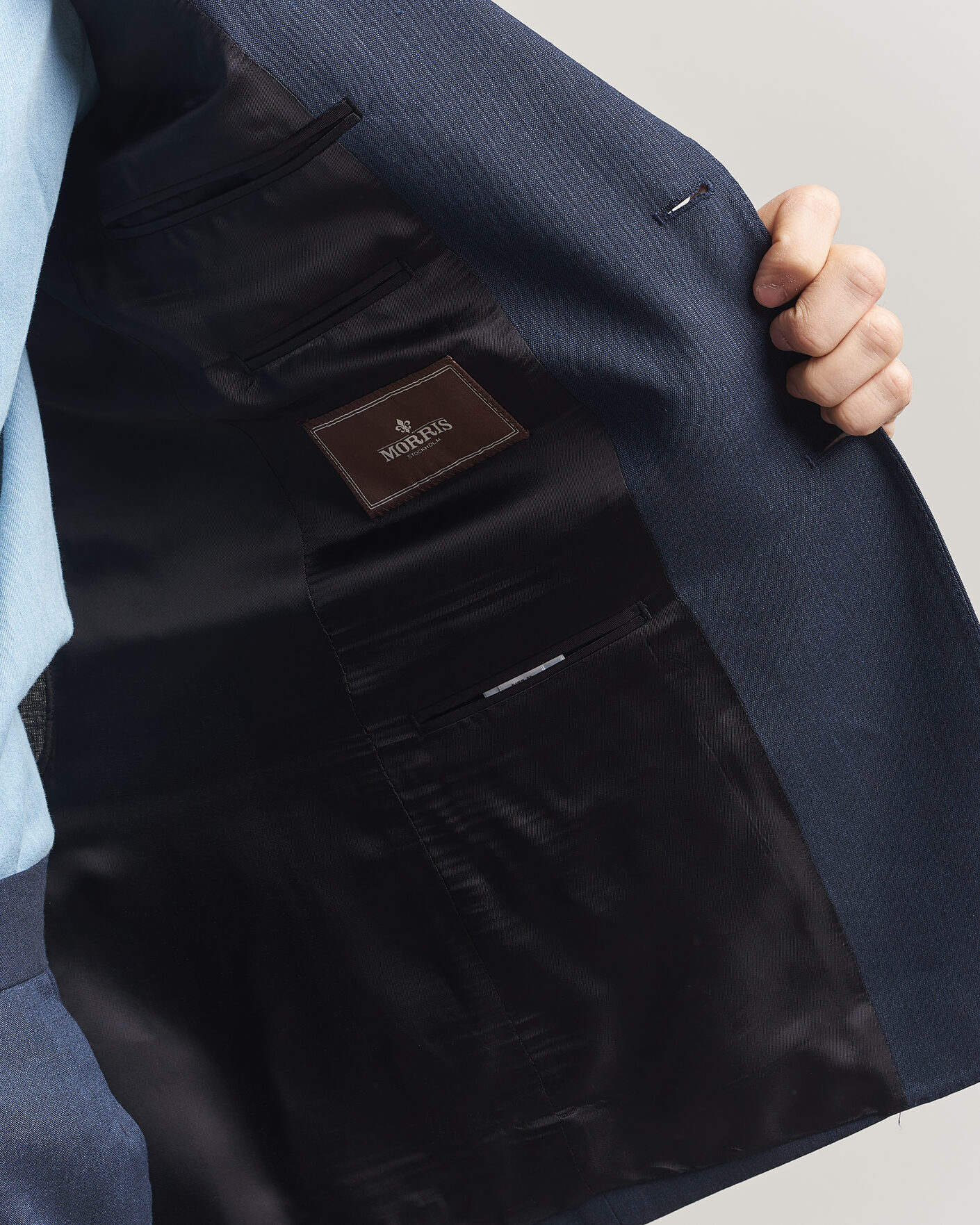 Herre | Blazere & jakker | Morris | Linen Suit Blazer Navy