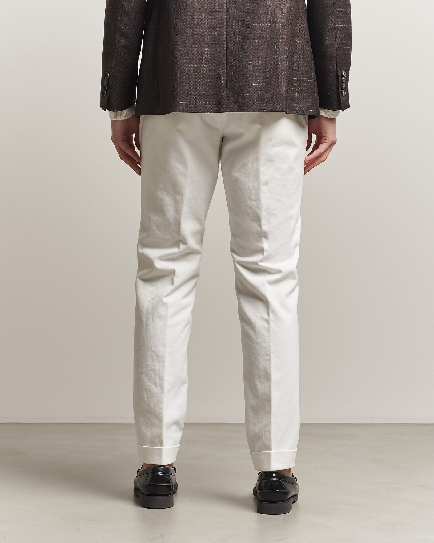 Herre | Bukser | Morris | Jack Cotton Trousers Off White