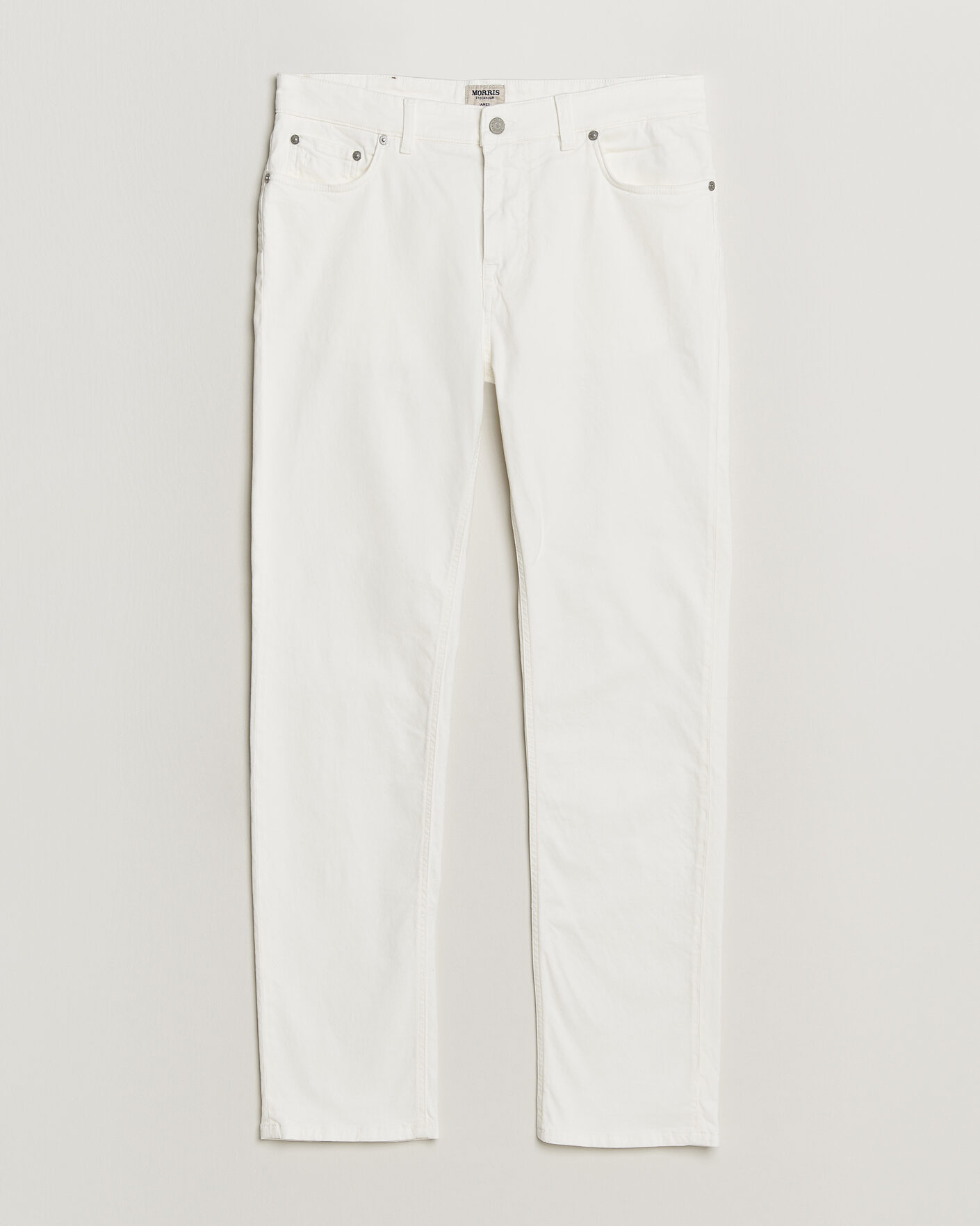 Herre | Bukser | Morris | James Brushed 5-Pocket Jeans Off White