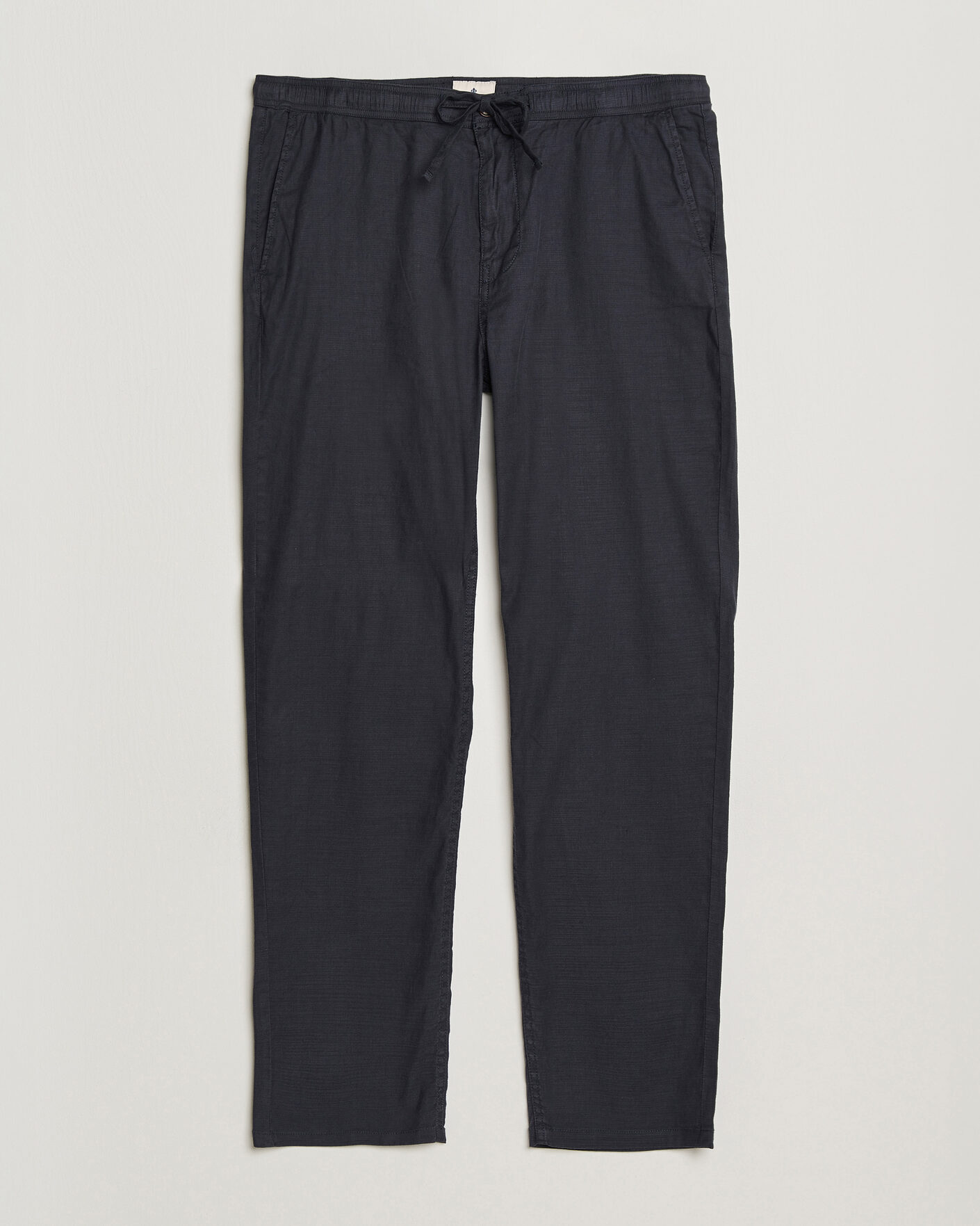 Herre | Bukser | Morris | Fenix Linen Trousers Navy