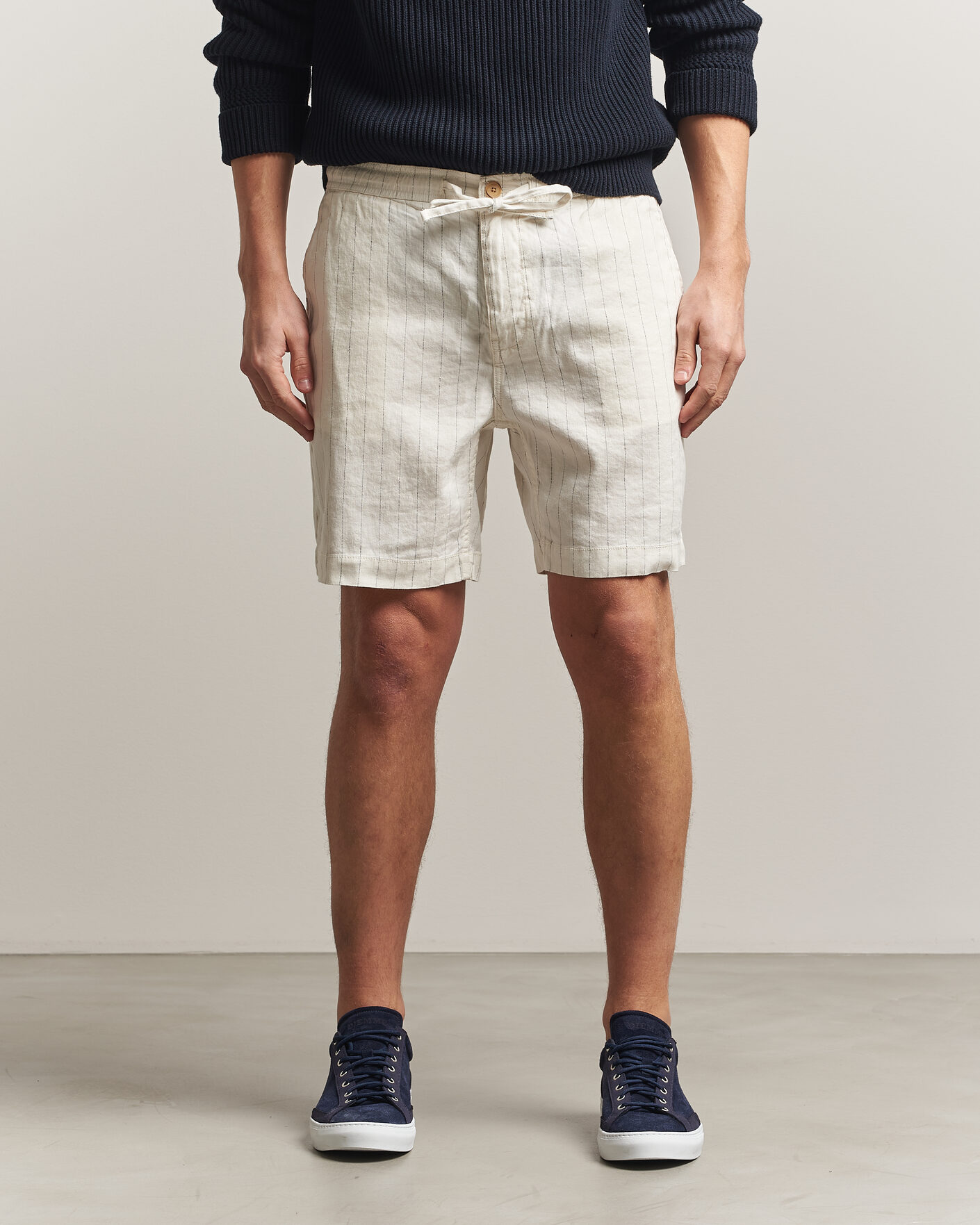 Herre | Shorts | Morris | Fenix Linen Shorts Beige