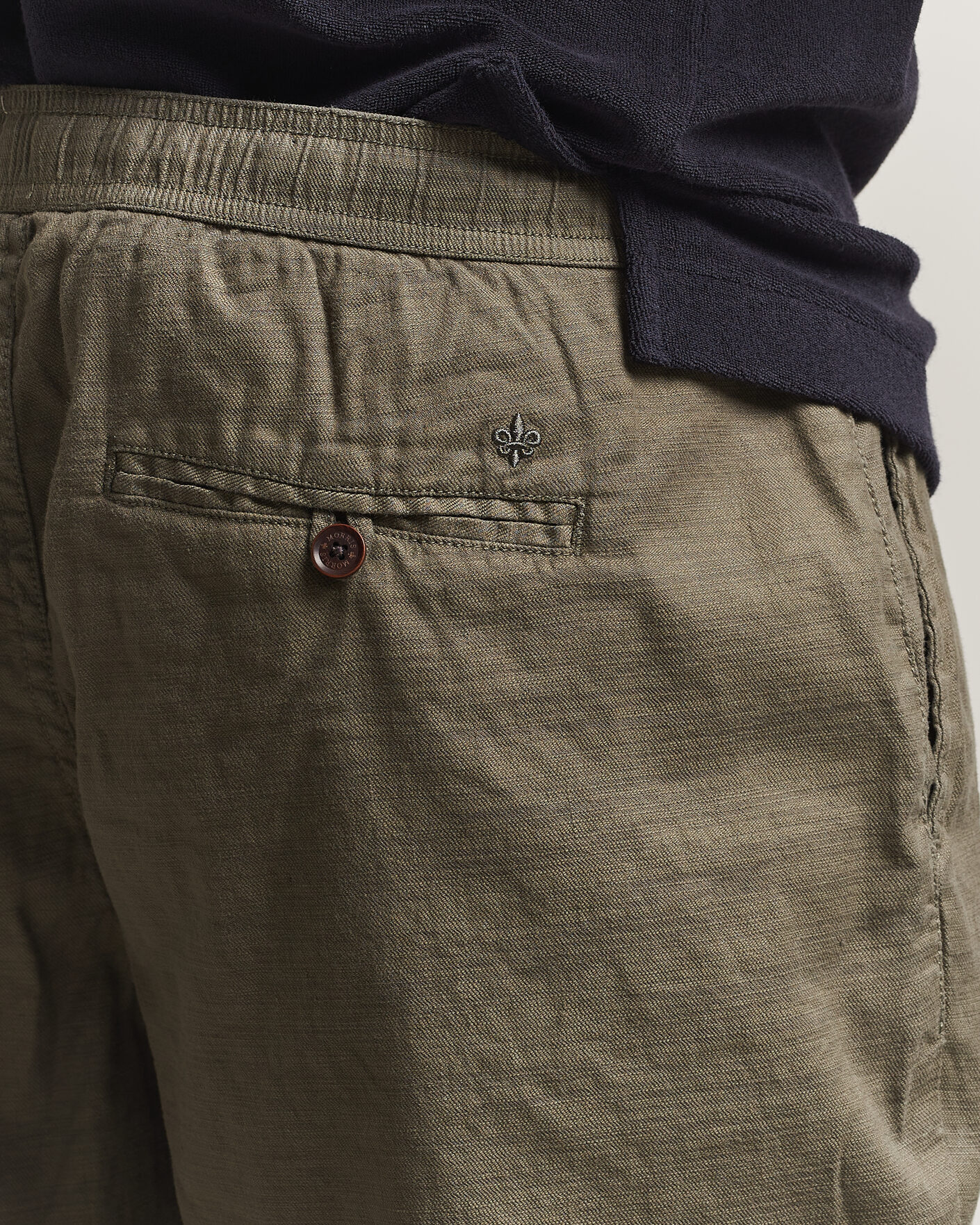 Herre | Shorts | Morris | Fenix Linen Shorts Olive