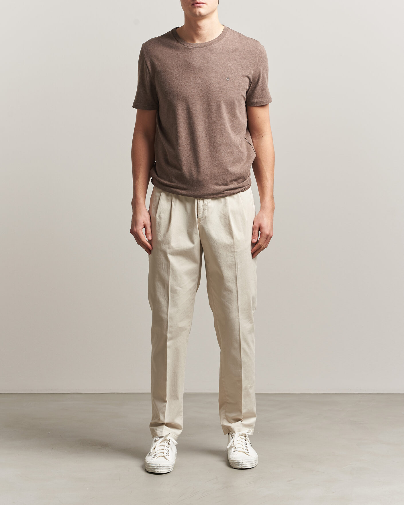 Herre | T-Shirts | Morris | James T-Shirt Brown