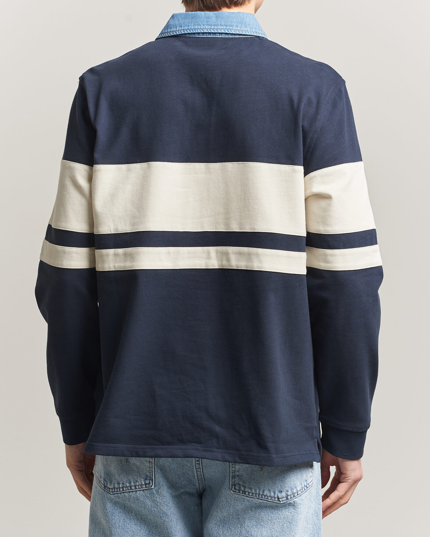 Herre | Trøjer | Morris | Weston Rugger Blue/White