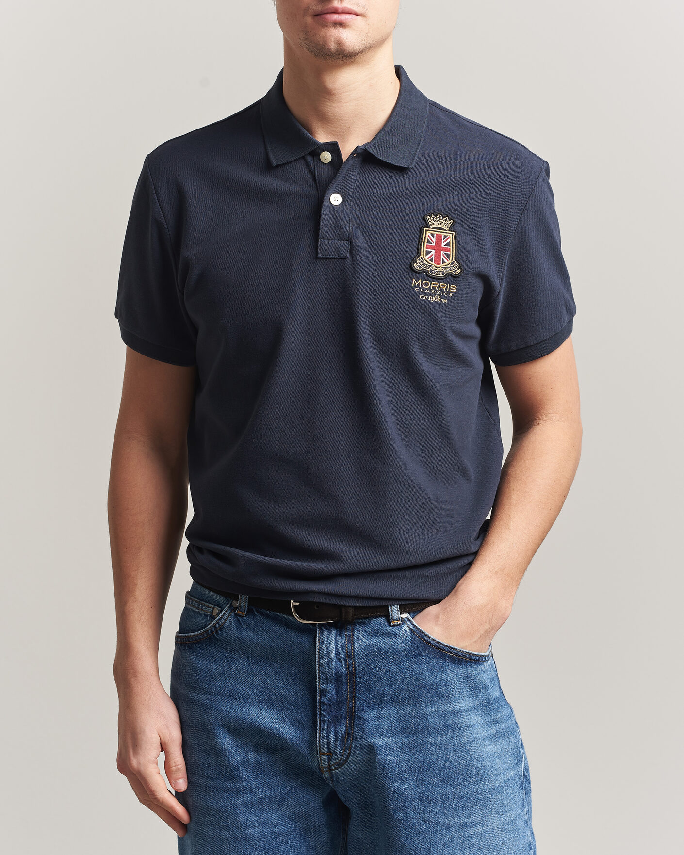 Herre | Polotrøjer | Morris | Barton Pique Navy