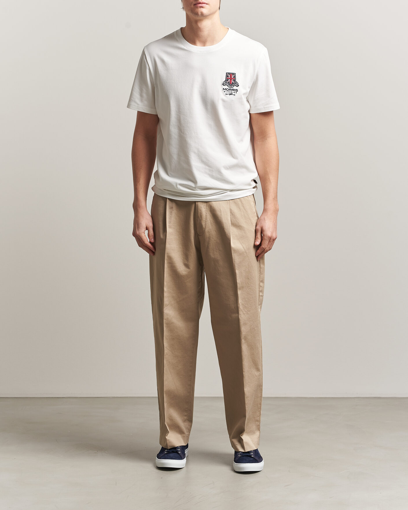 Herre | T-Shirts | Morris | Barton T-Shirt Off White
