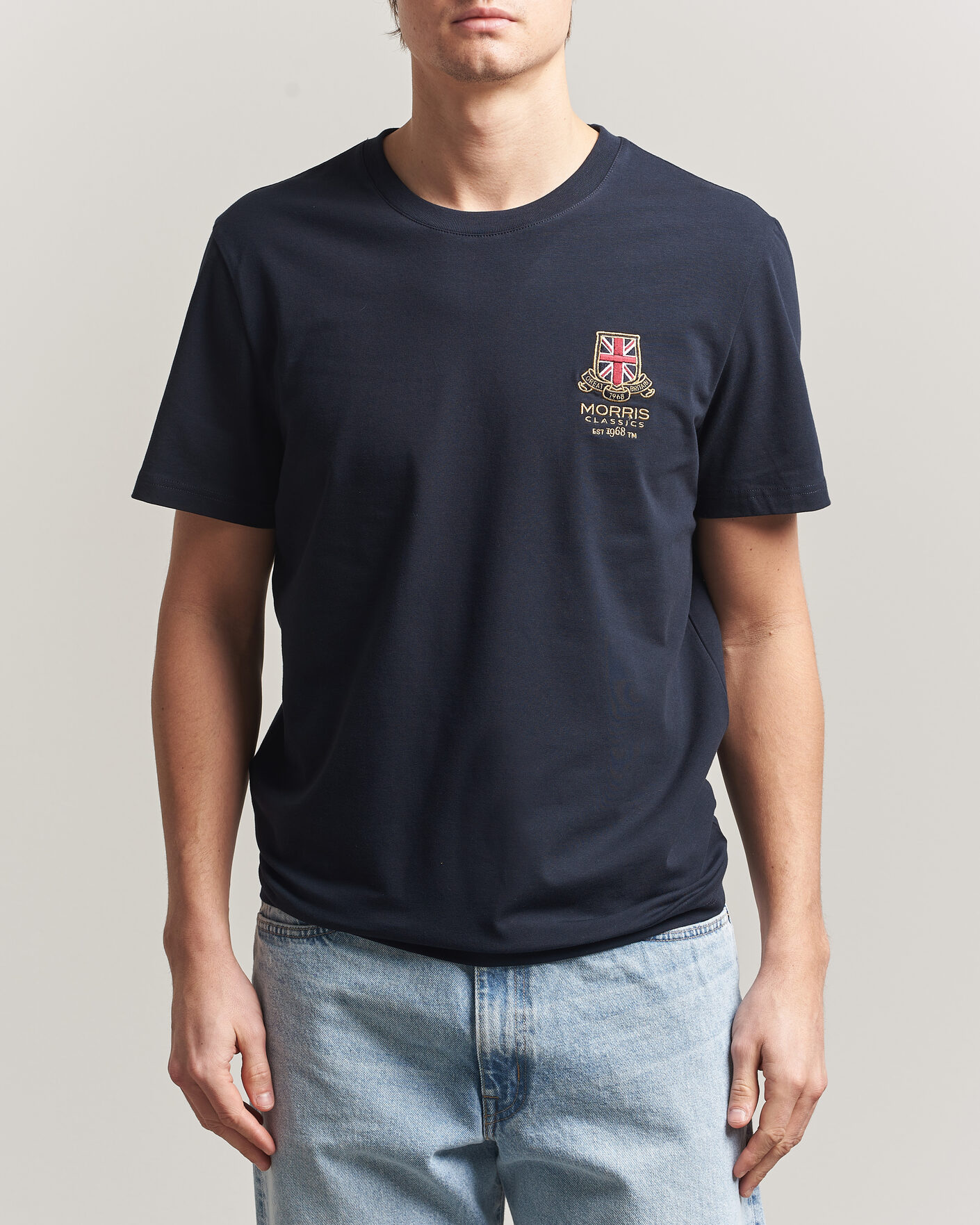 Herre | T-Shirts | Morris | Barton T-Shirt Navy