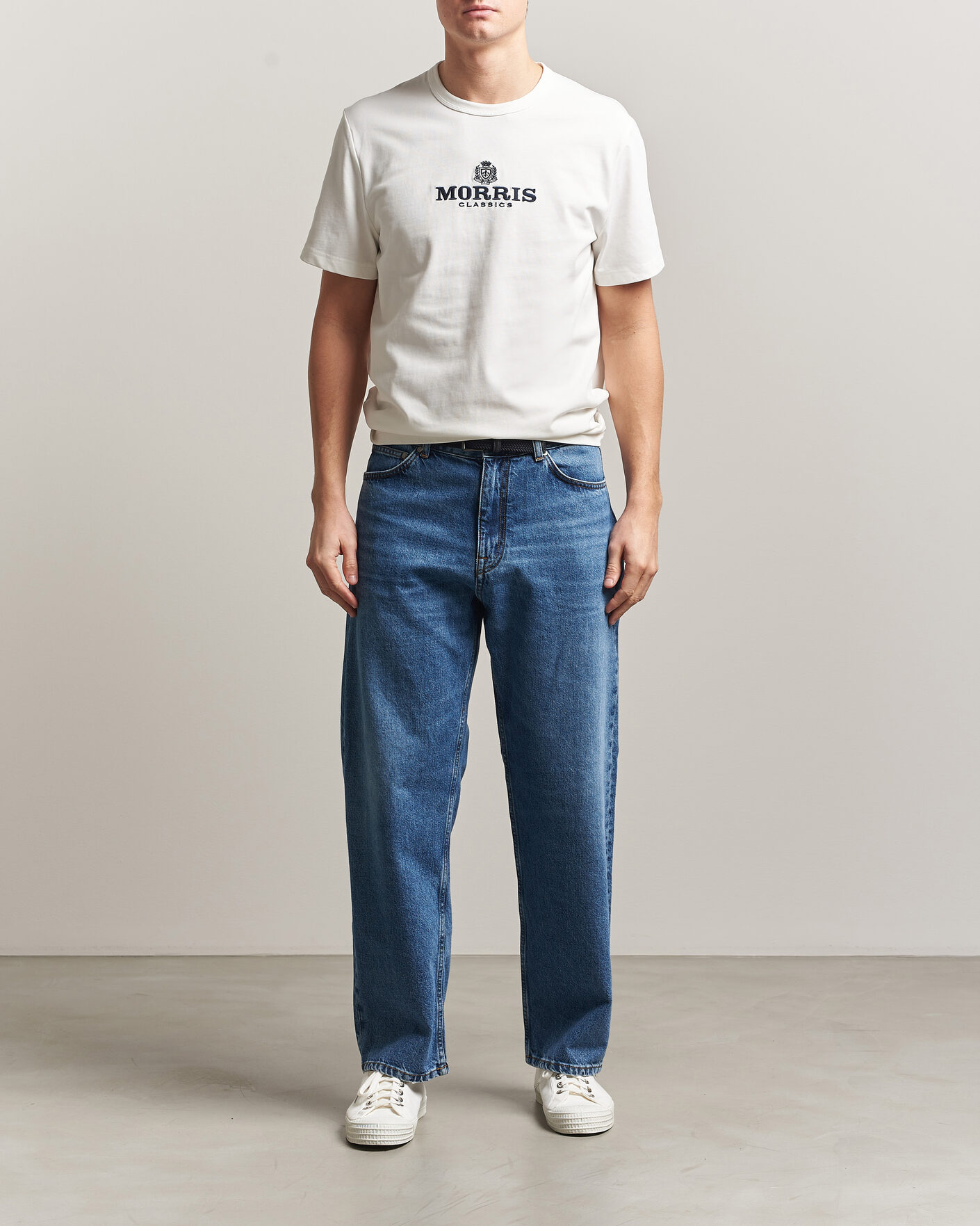 Herre | T-Shirts | Morris | Brian T-Shirt Off White