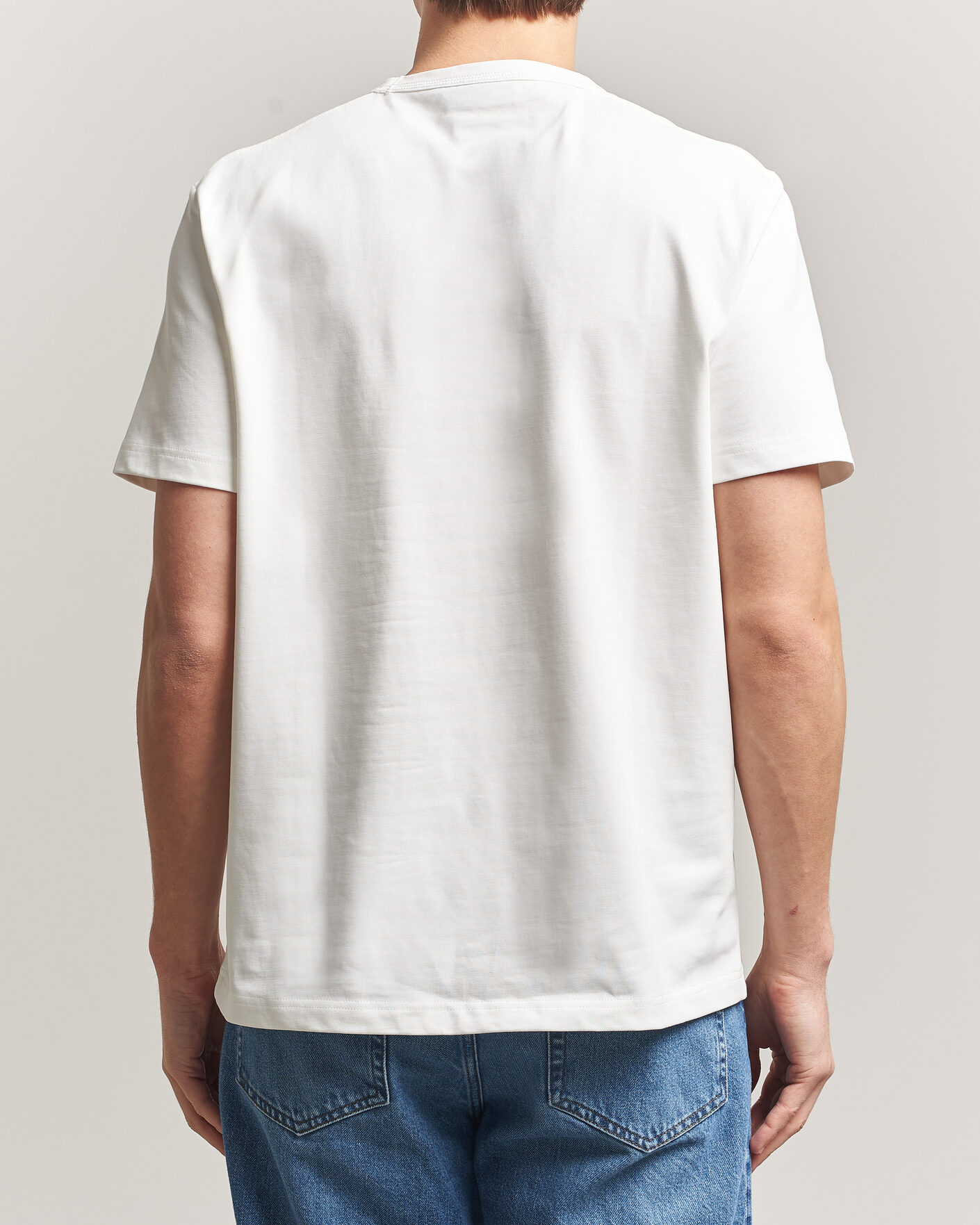 Herre | T-Shirts | Morris | Brian T-Shirt Off White
