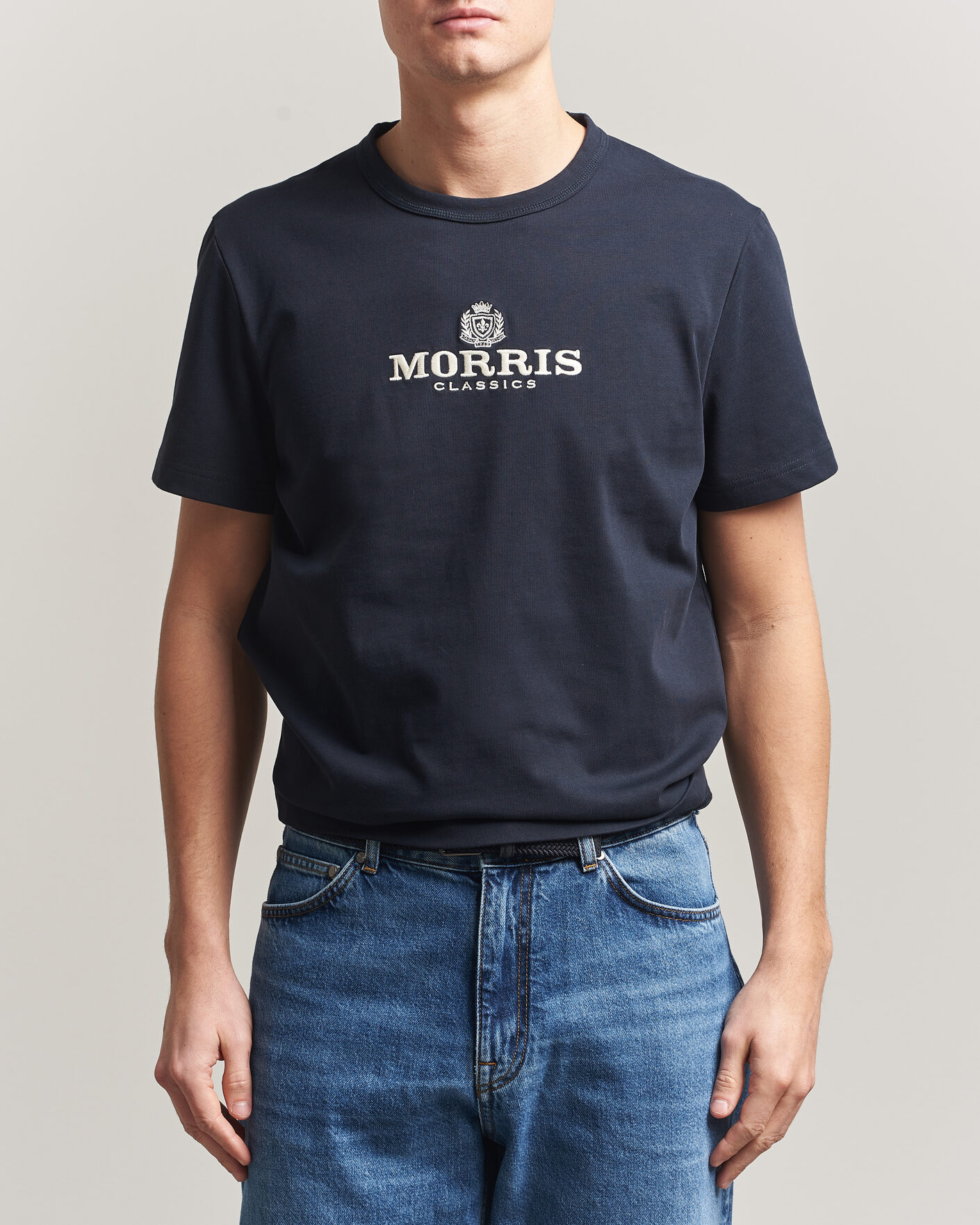 Herre | T-Shirts | Morris | Brian T-Shirt Navy