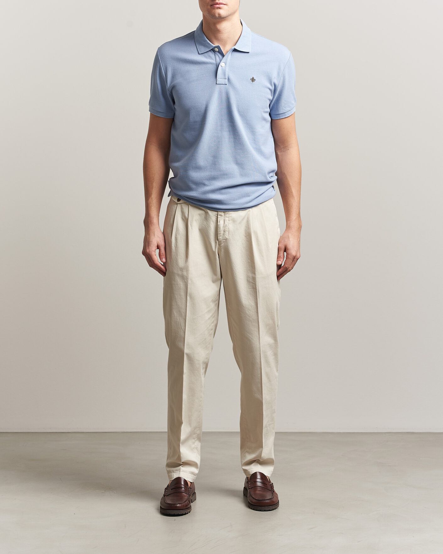 Herre | Polotrøjer | Morris | New Pique Light Blue