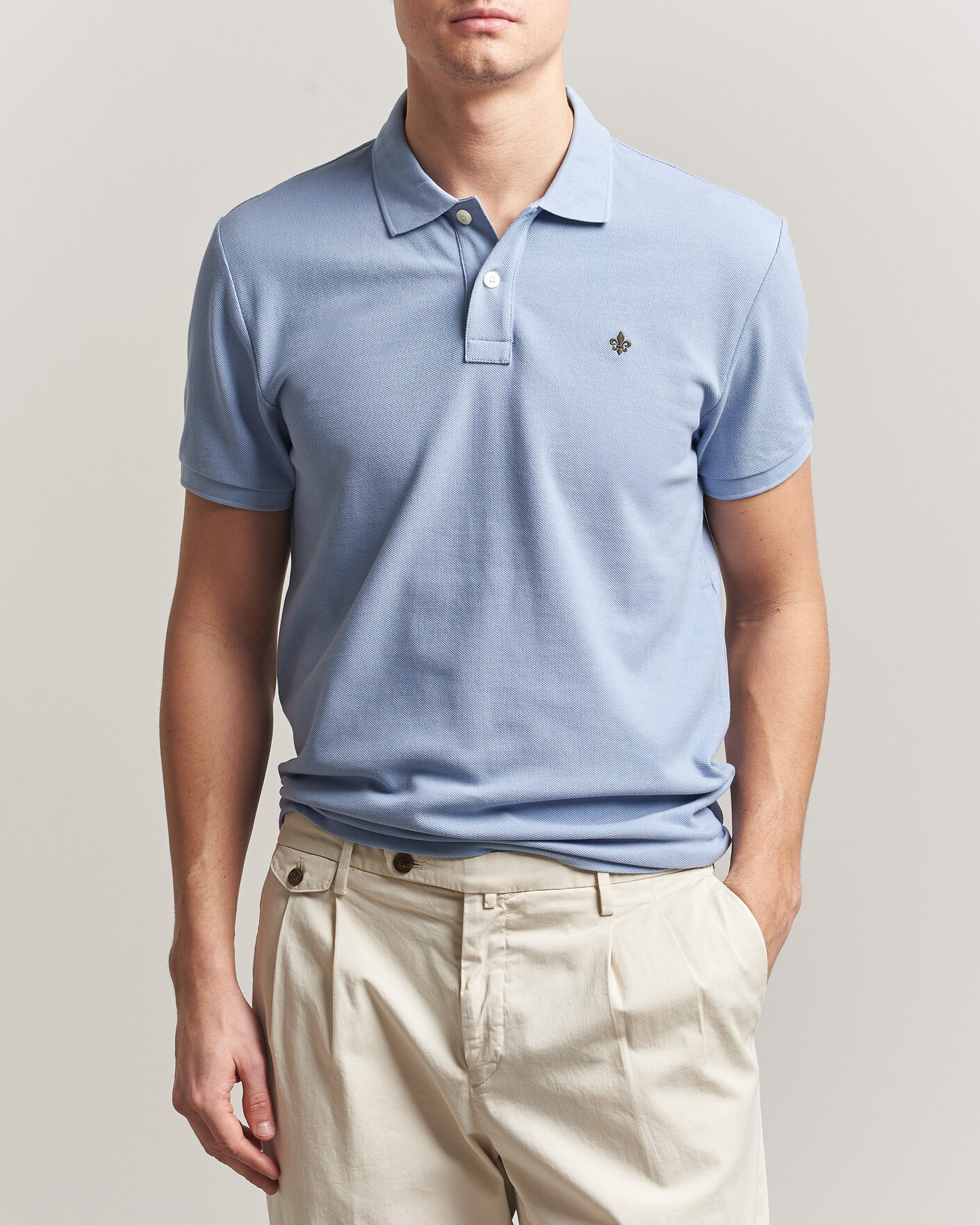 Herre | Polotrøjer | Morris | New Pique Light Blue