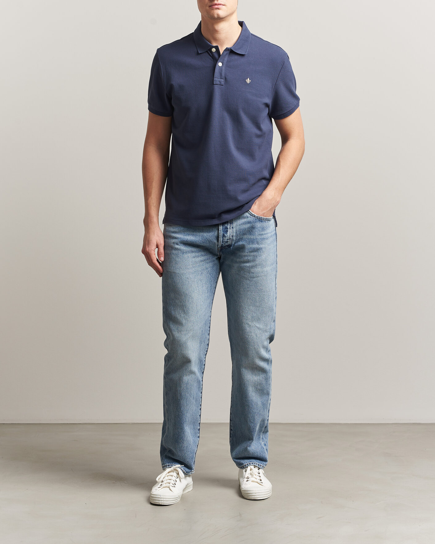 Herre | Polotrøjer | Morris | New Pique Dark Blue