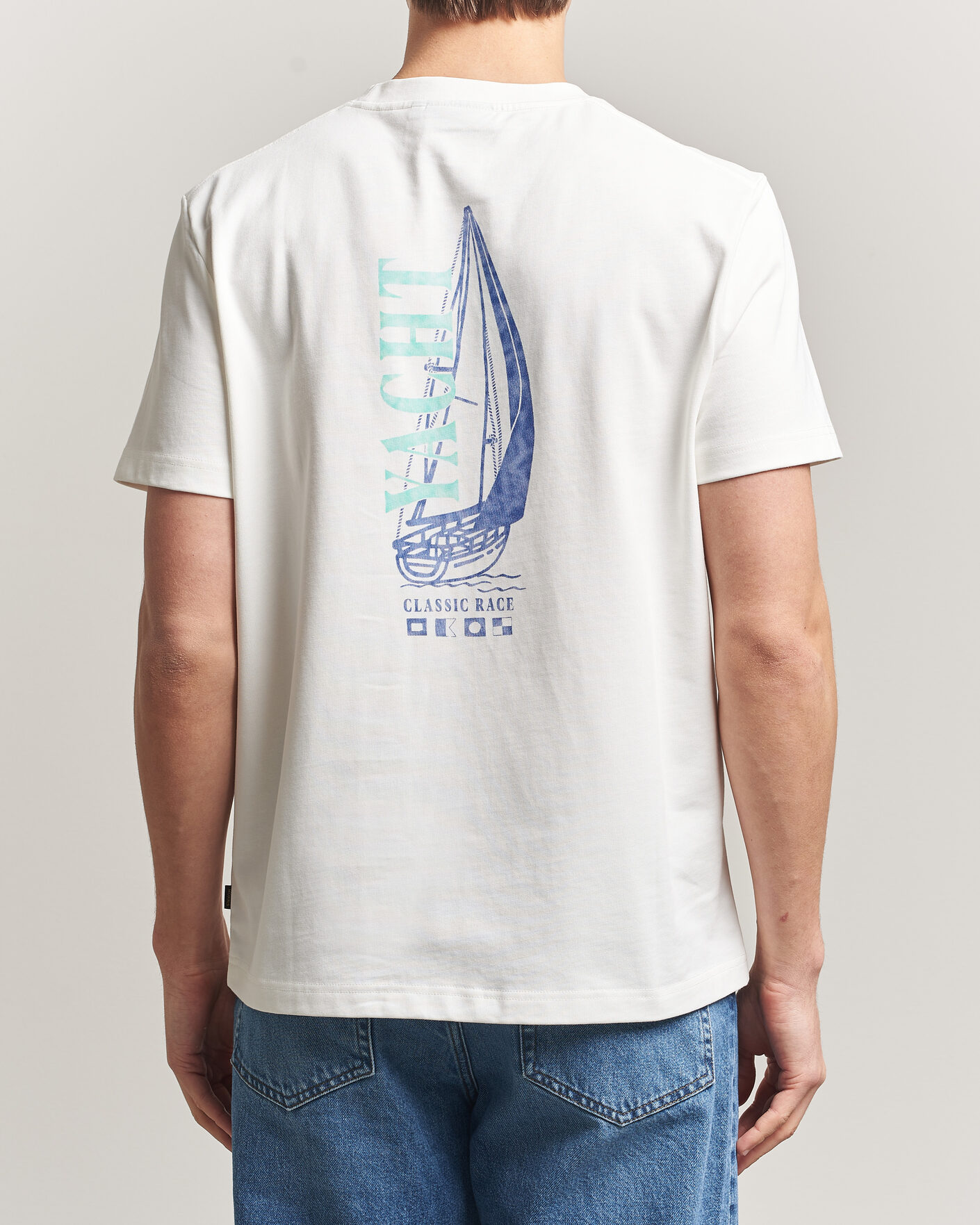 Herre | T-Shirts | Morris | Nevile T-Shirt White
