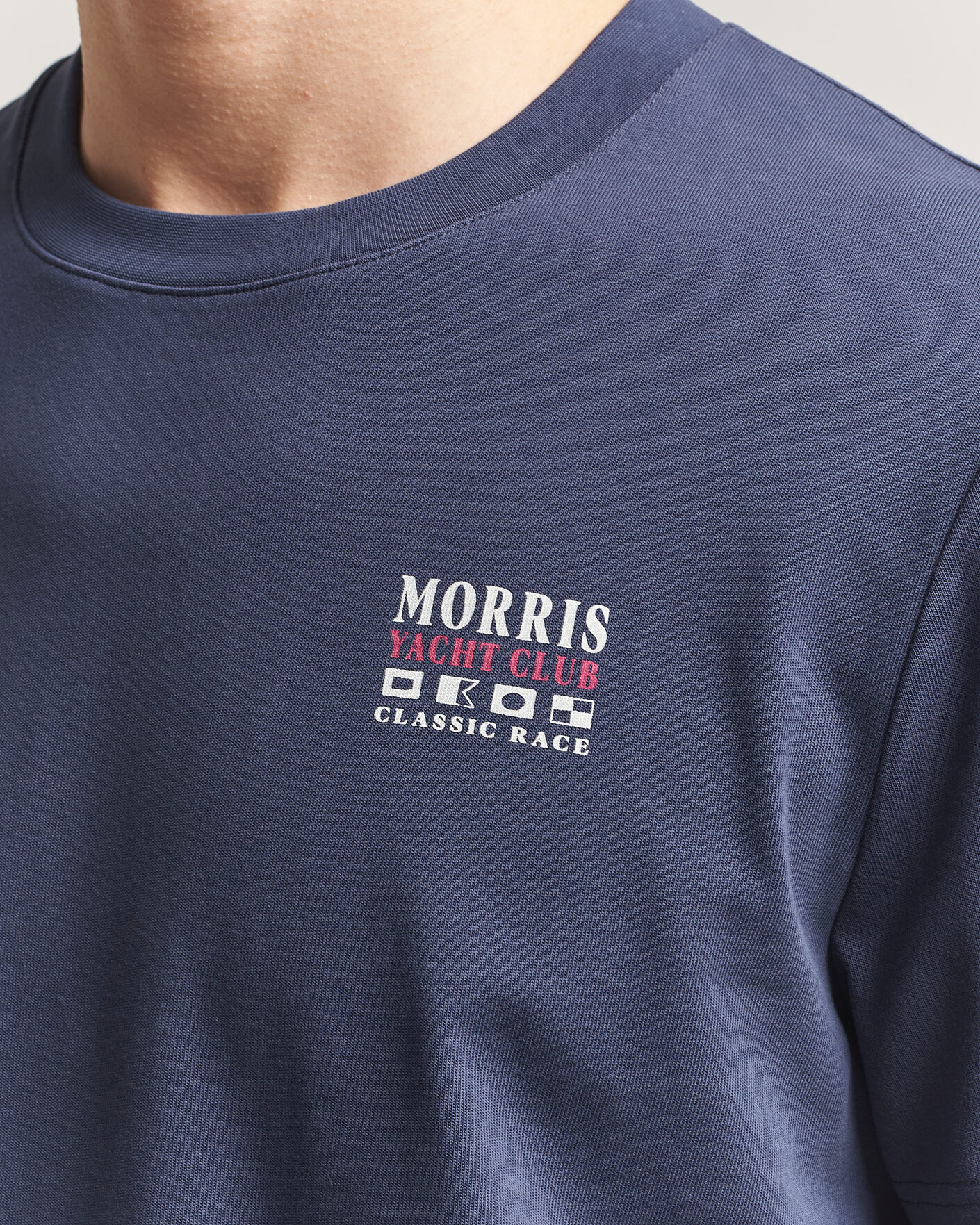 Herre | T-Shirts | Morris | Nevile T-Shirt Navy
