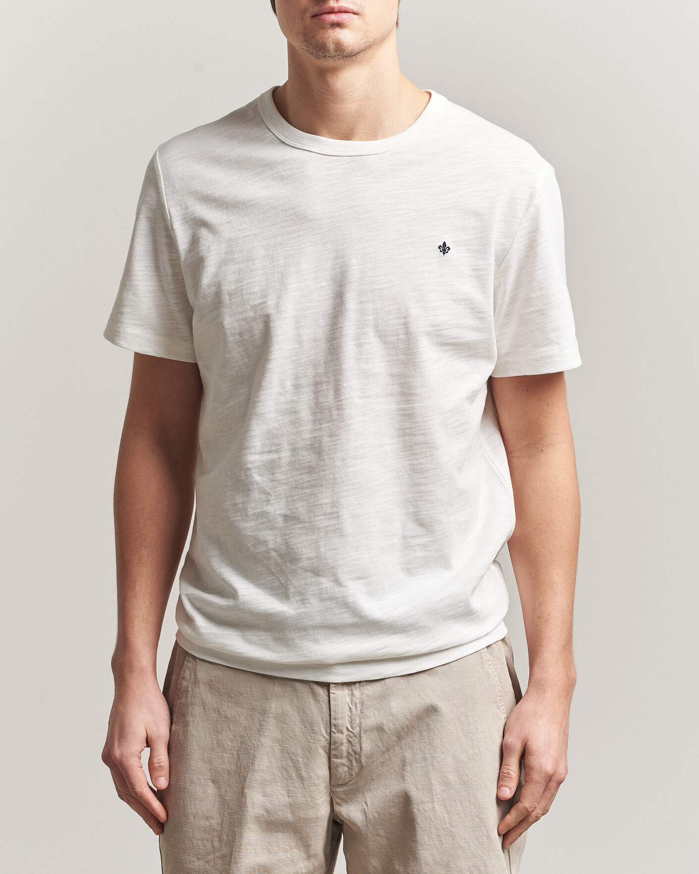 Herre | T-Shirts | Morris | Watson Slub T-Shirt Off White