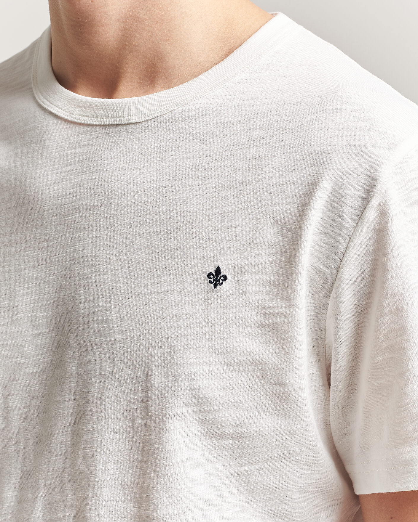 Herre | T-Shirts | Morris | Watson Slub T-Shirt Off White