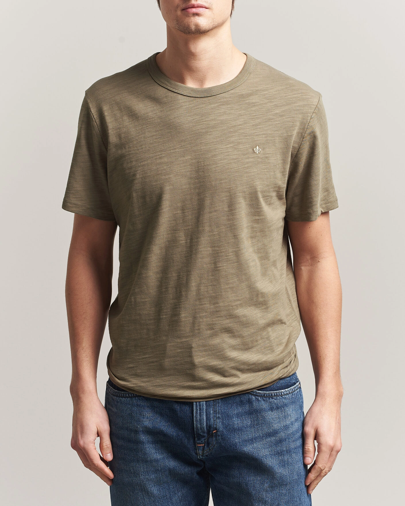 Herre | T-Shirts | Morris | Watson Slub T-Shirt Olive