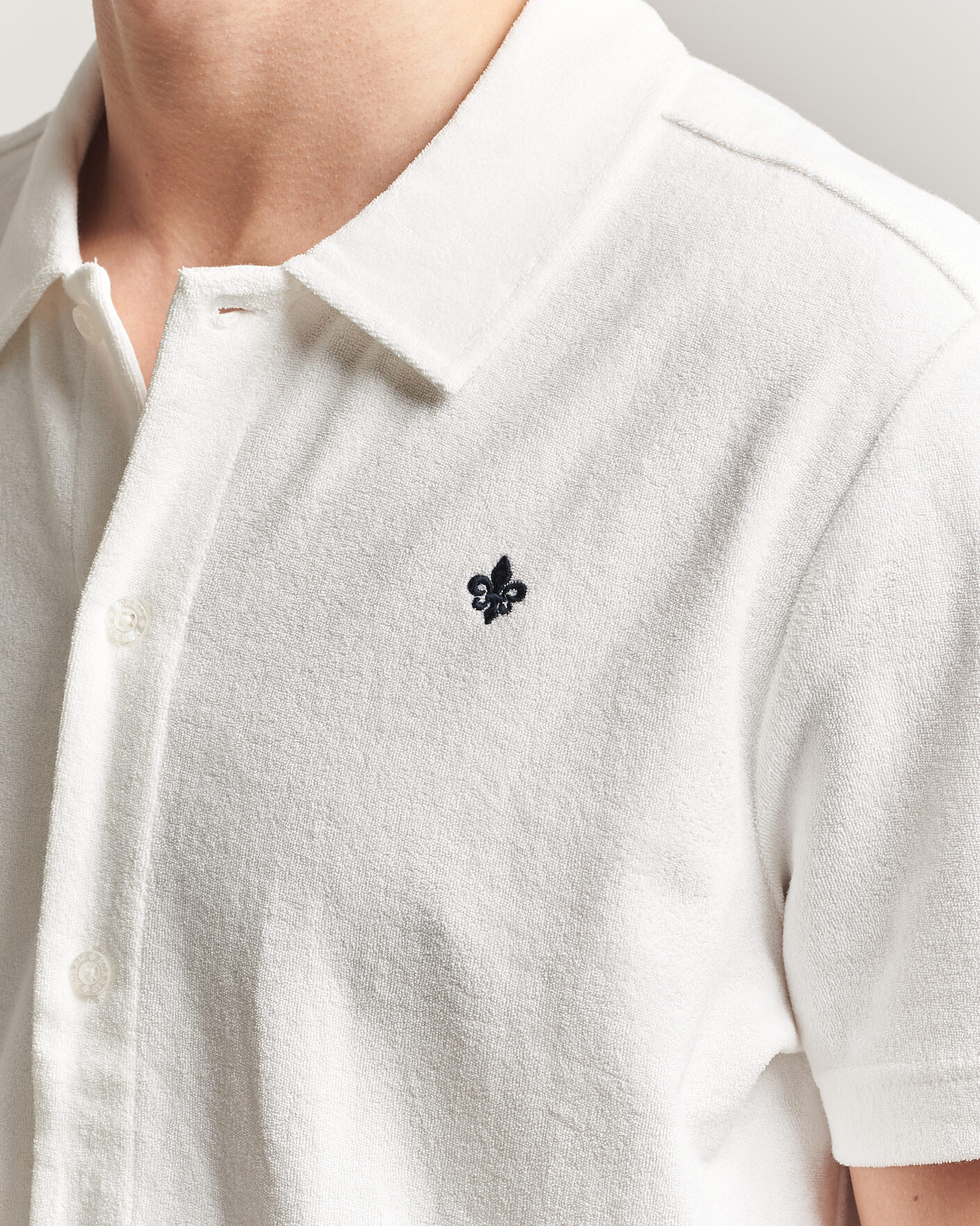Herre | Polotrøjer | Morris | Lily Terry Shirt Off White