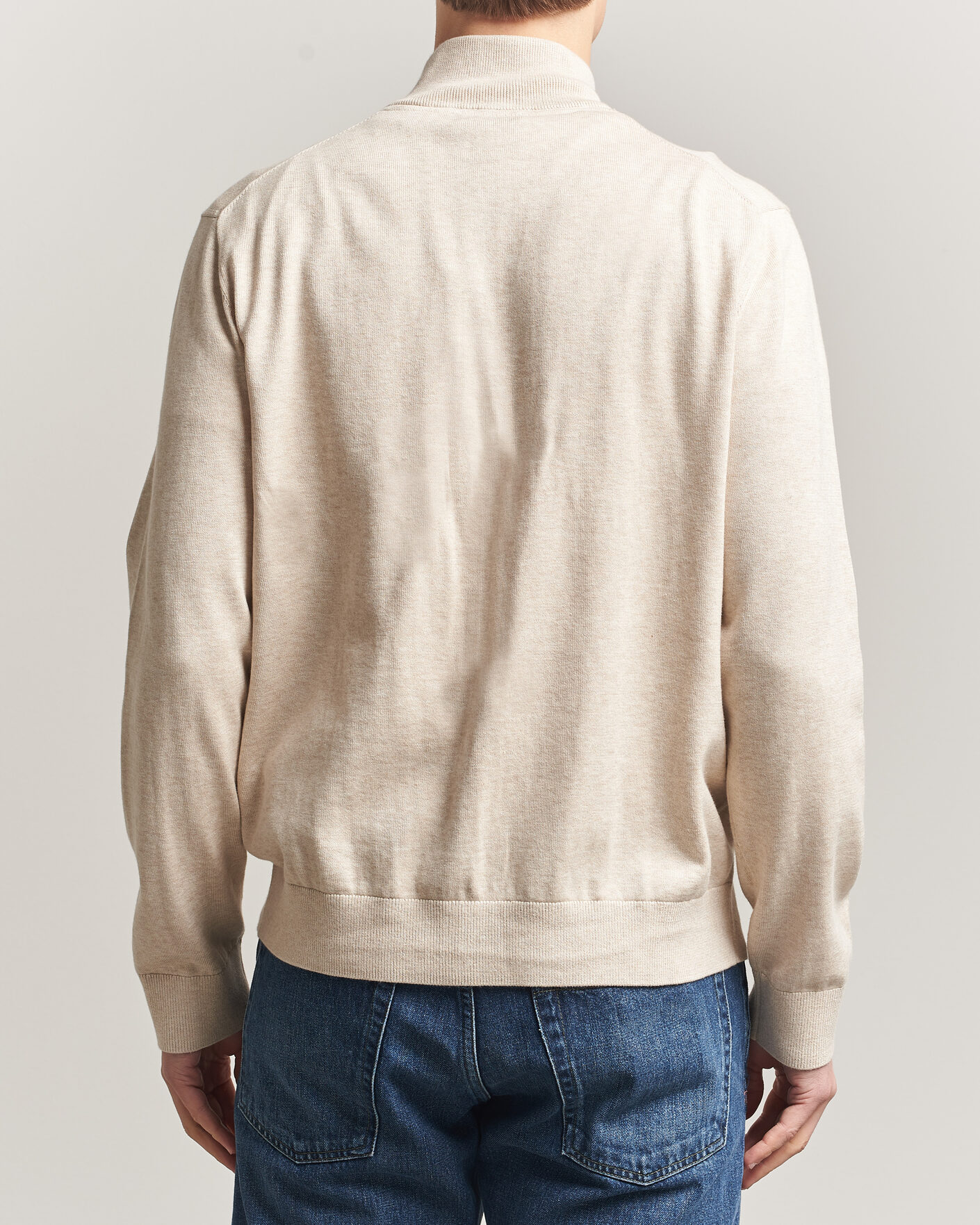 Herre | Trøjer | Morris | Riley Zip Cardigan Khaki
