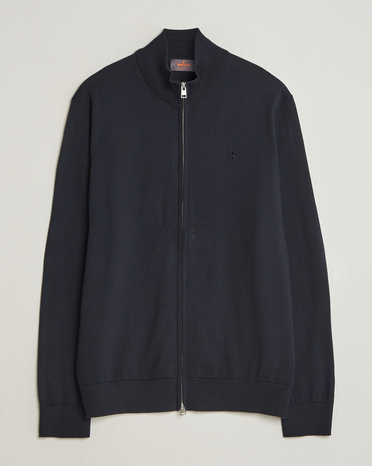 Herre | Trøjer | Morris | Riley Zip Cardigan Navy