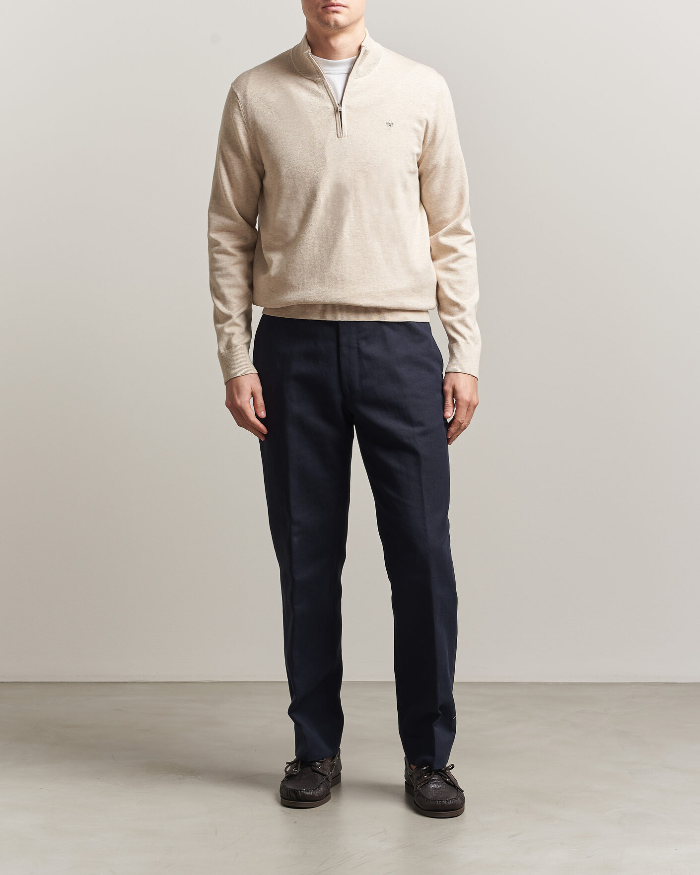 Herre | Trøjer | Morris | Riley Half-Zip Khaki