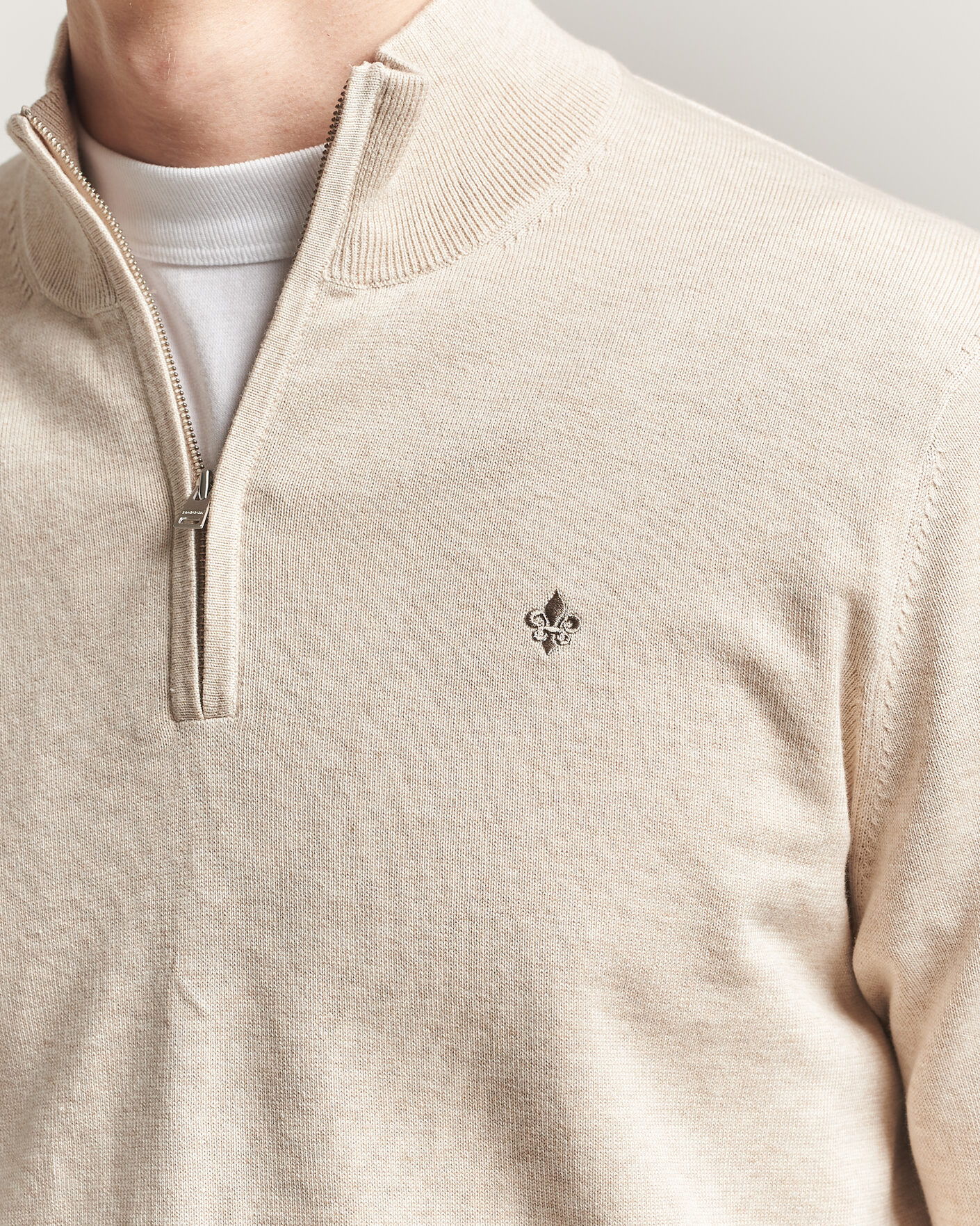 Herre | Trøjer | Morris | Riley Half-Zip Khaki