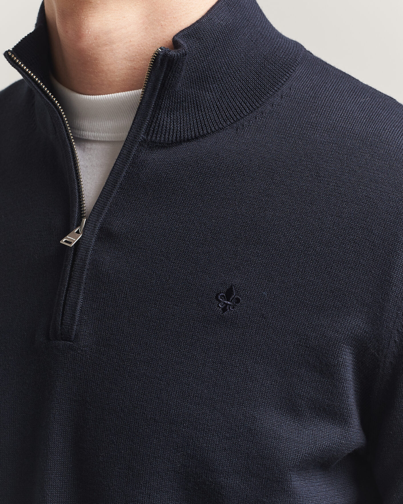 Herre | Trøjer | Morris | Riley Half-Zip Navy