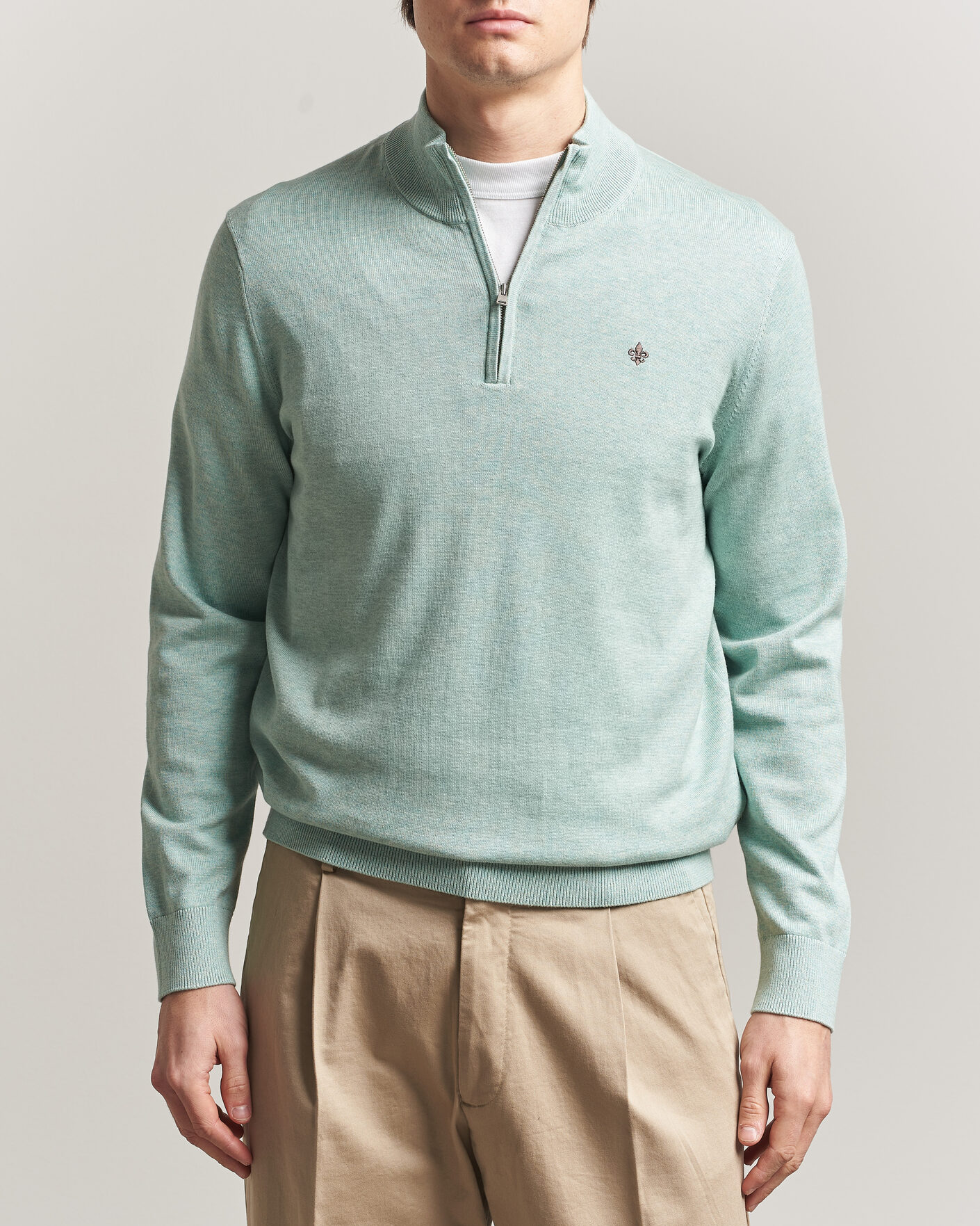 Herre | Trøjer | Morris | Riley Half-Zip Green