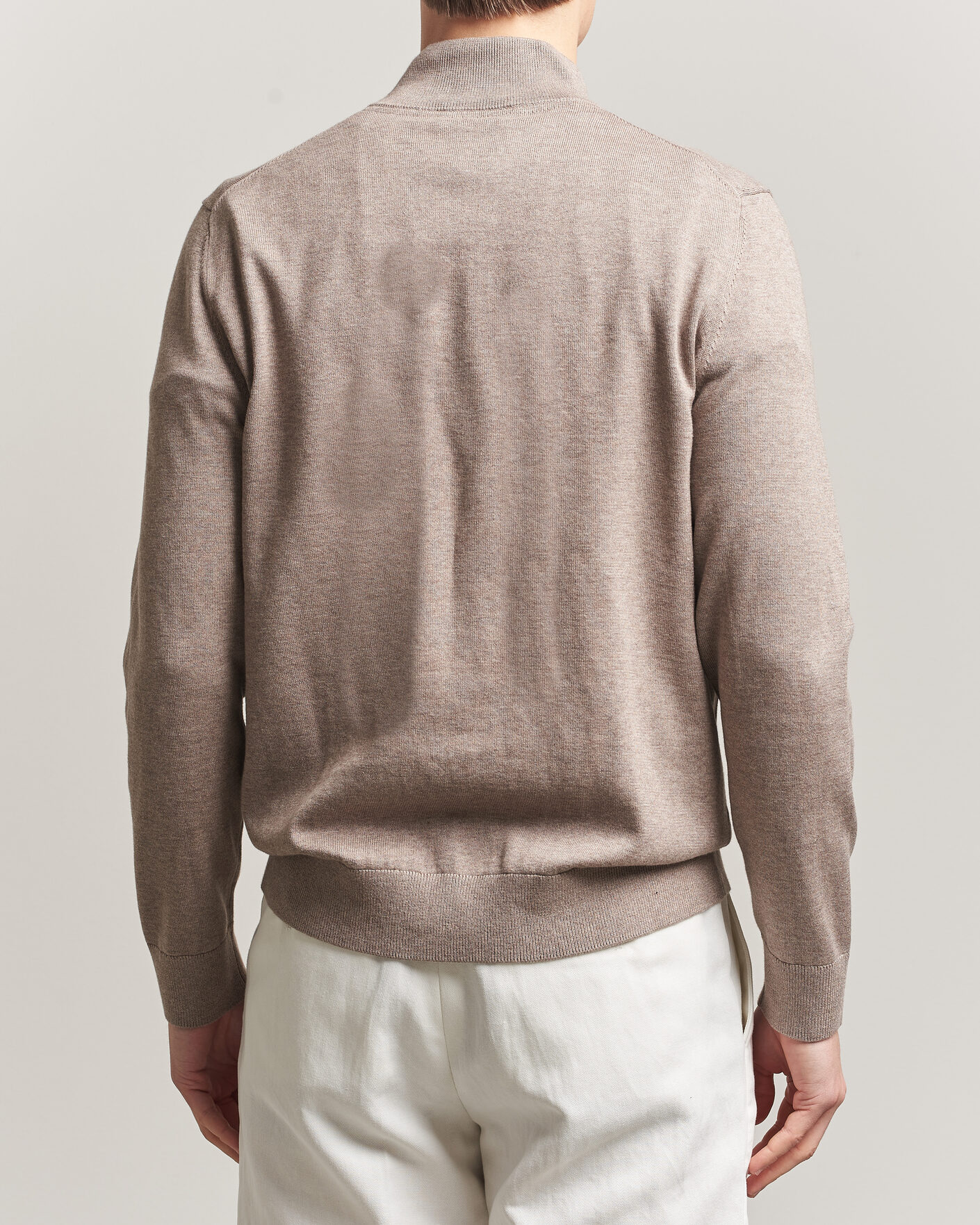 Herre | Trøjer | Morris | Riley Half-Zip Brown