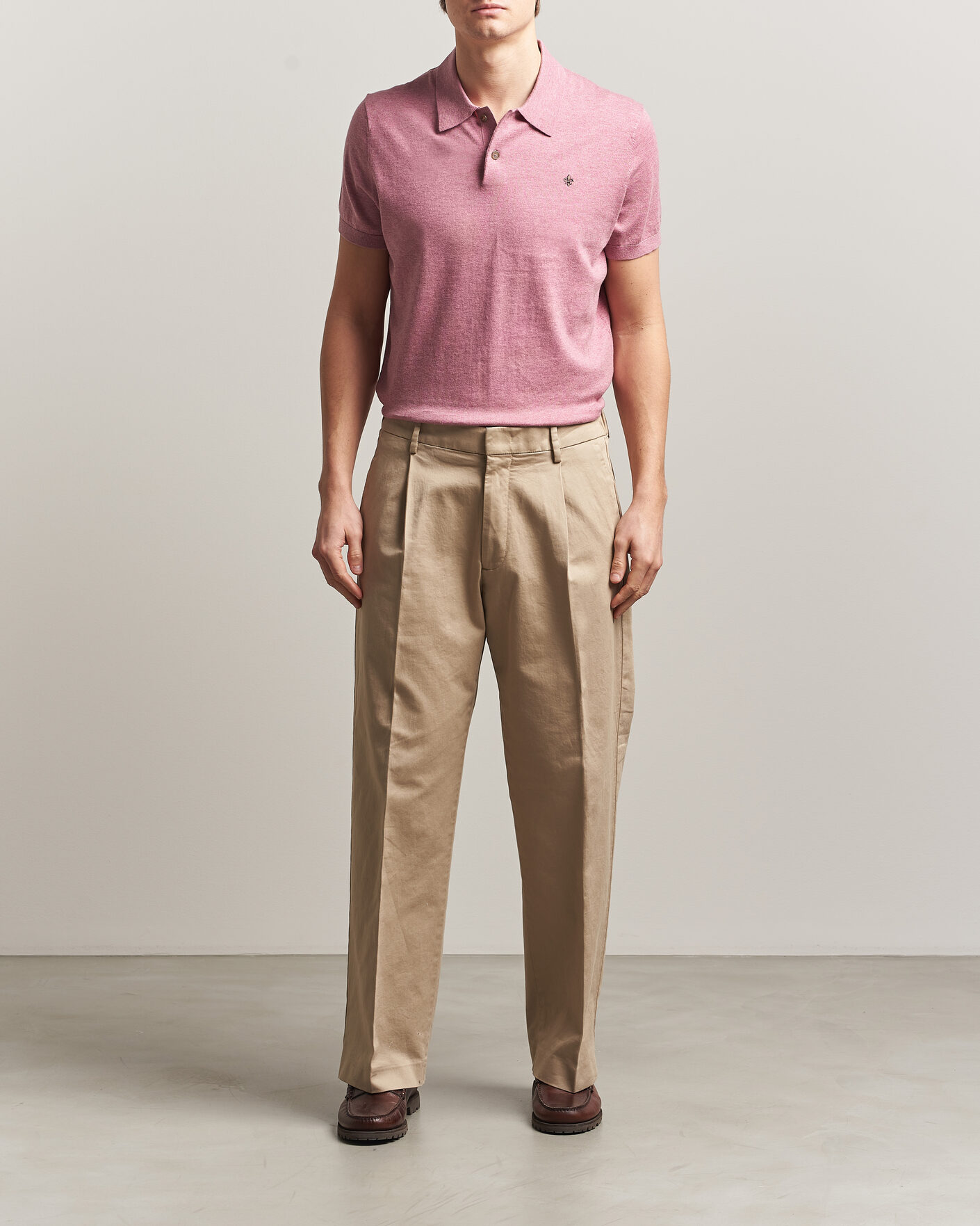 Herre | Polotrøjer | Morris | Riley Short Sleeve Polo Pink