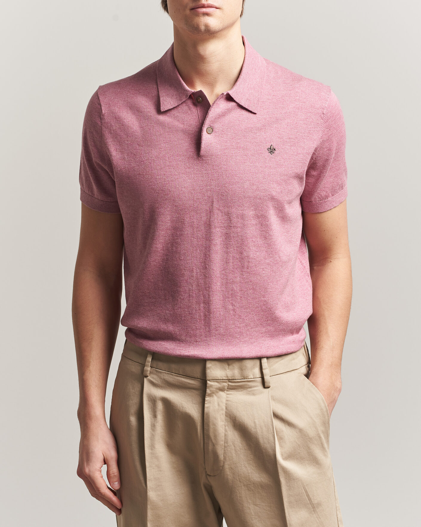 Herre | Polotrøjer | Morris | Riley Short Sleeve Polo Pink