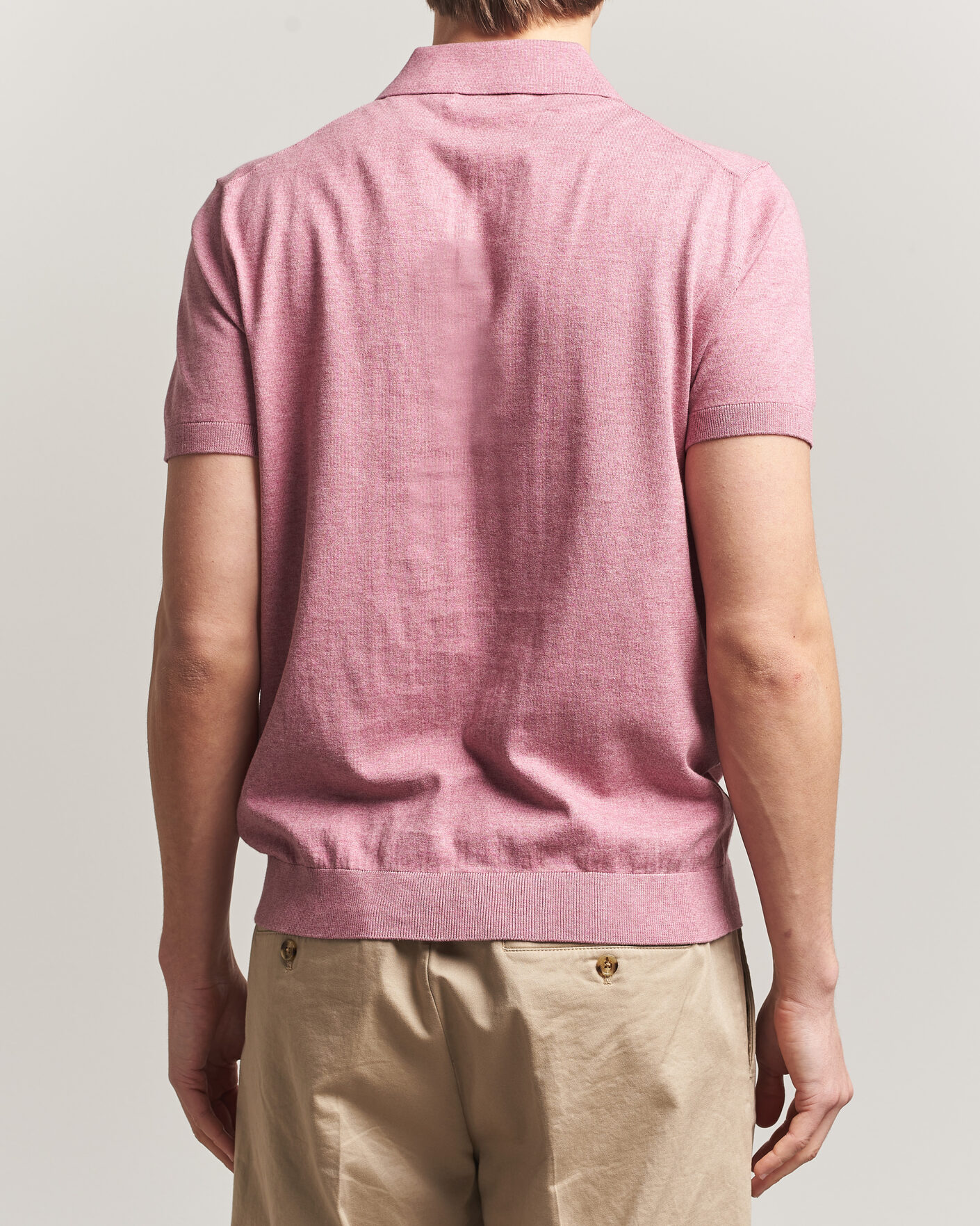 Herre | Polotrøjer | Morris | Riley Short Sleeve Polo Pink