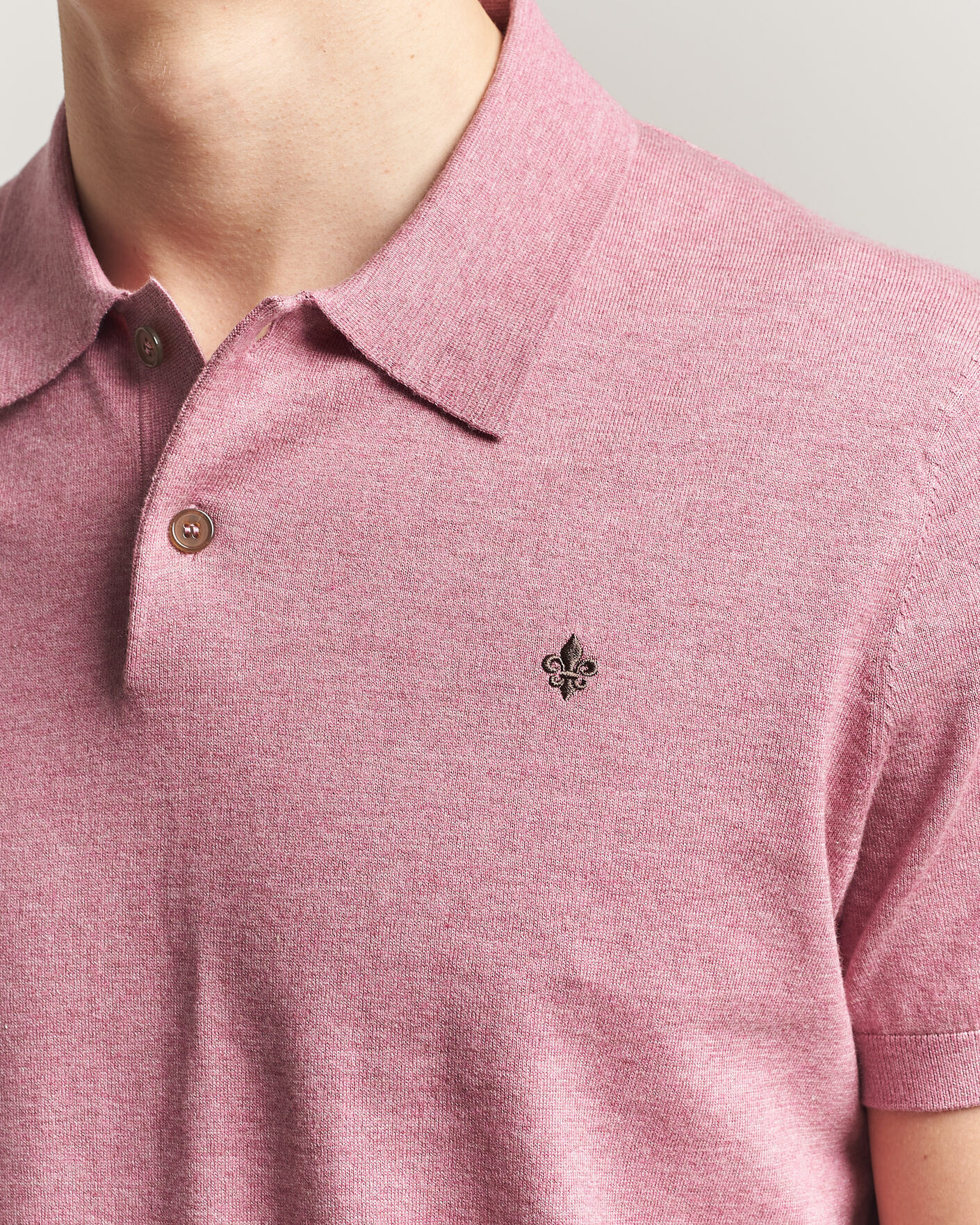 Herre | Polotrøjer | Morris | Riley Short Sleeve Polo Pink
